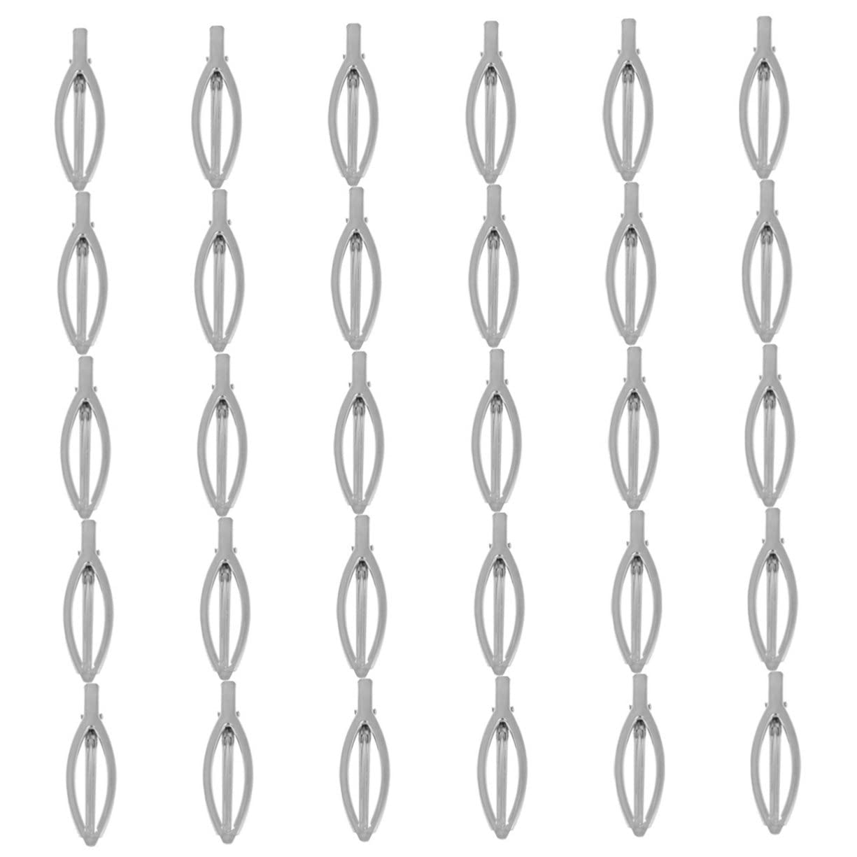 FOMIYES Stainless Steel Hair Clips Set - Leaf & Geometric Bobby Pins for Women with Fine Hair - Barrettes for Everyday Styling, Weddings & Special Occasions