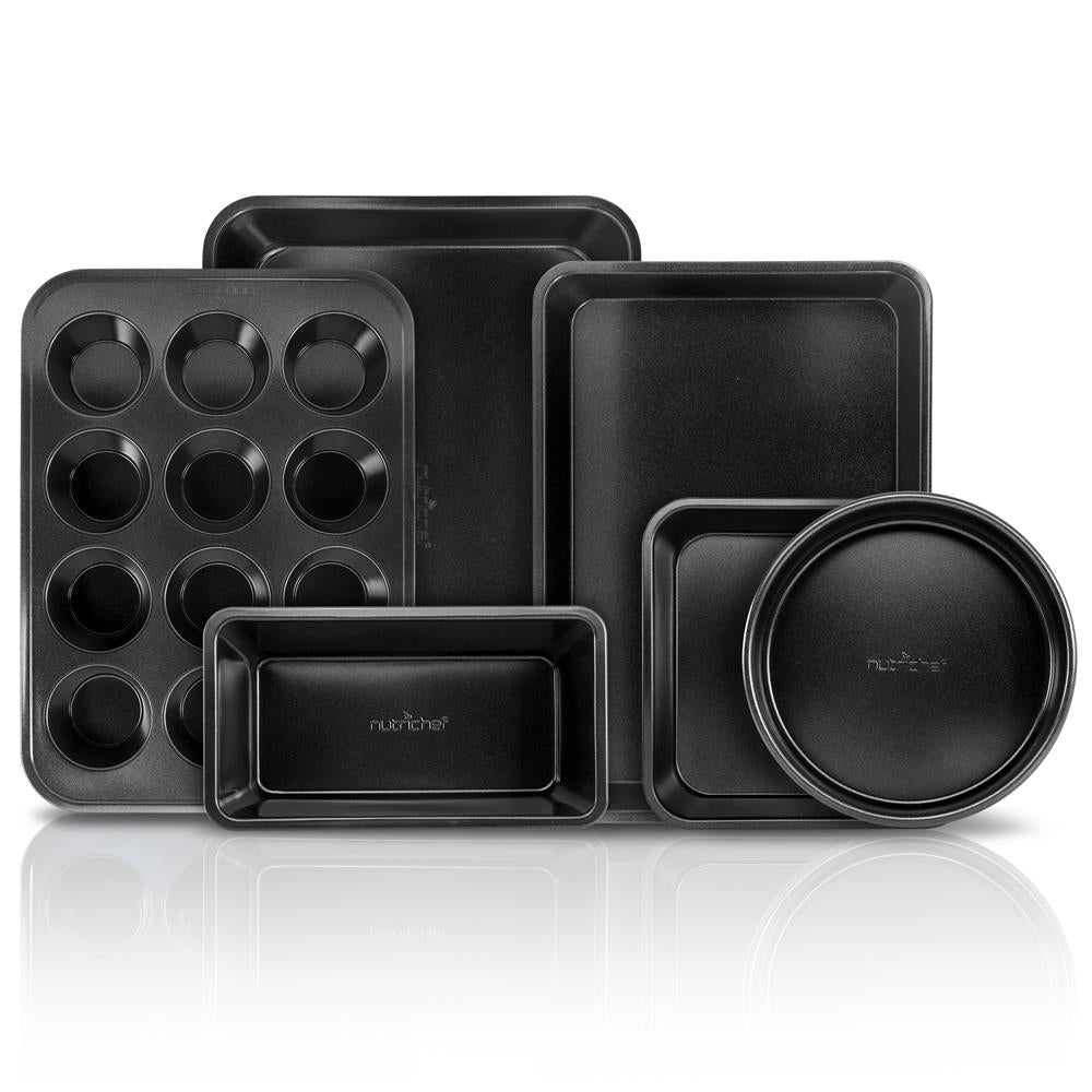 Non-Stick Baking Pans Set for Oven - 3 Piece Cookie Sheet, Pizza Pan & Cake Pan - Perfect for Baking, Roasting & Cooking at Home or Restaurant
