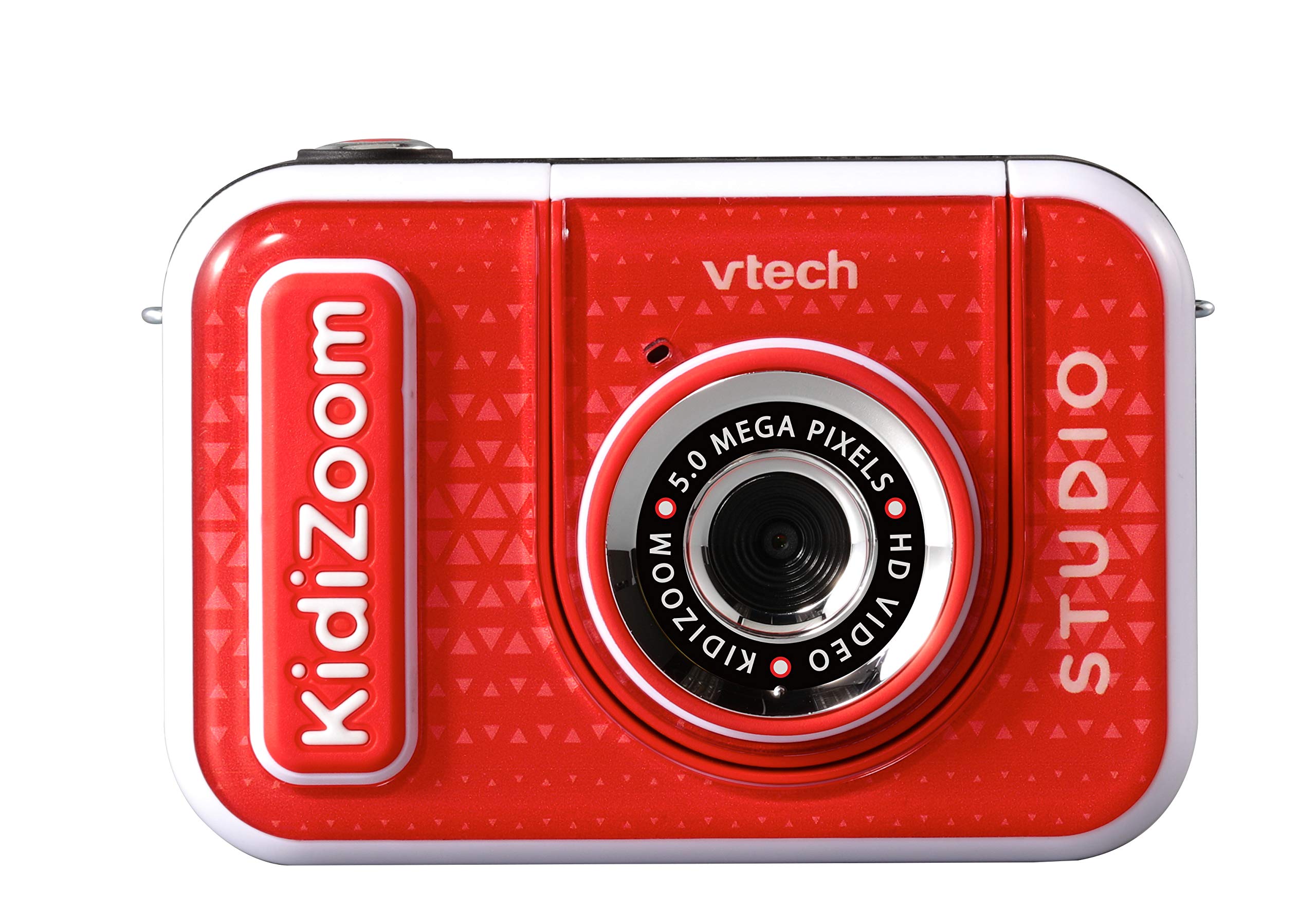 VTech KidiZoom Studio Kids Digital Video Camera (Red) - Rechargeable Battery, Fun Games & Special Effects - Perfect Gift for Boys & Girls Ages 5+ - Great for Travel, Birthday Parties & Creative Play