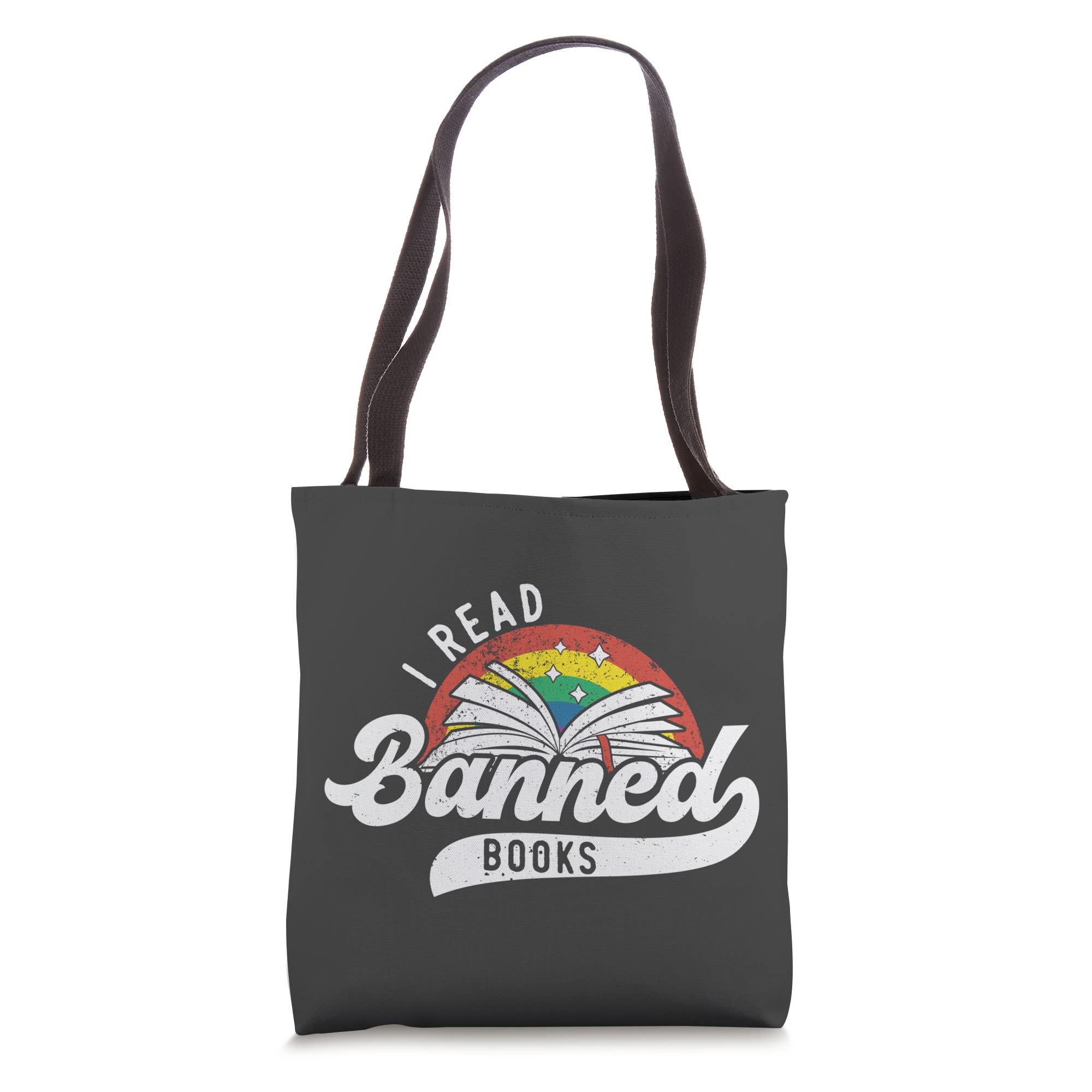 I Read Banned Books Tote Bag - Stylish Reusable Cotton Book Lover Tote for Library, School & Protest - Perfect for Book Club, Reading & Free Speech Advocacy