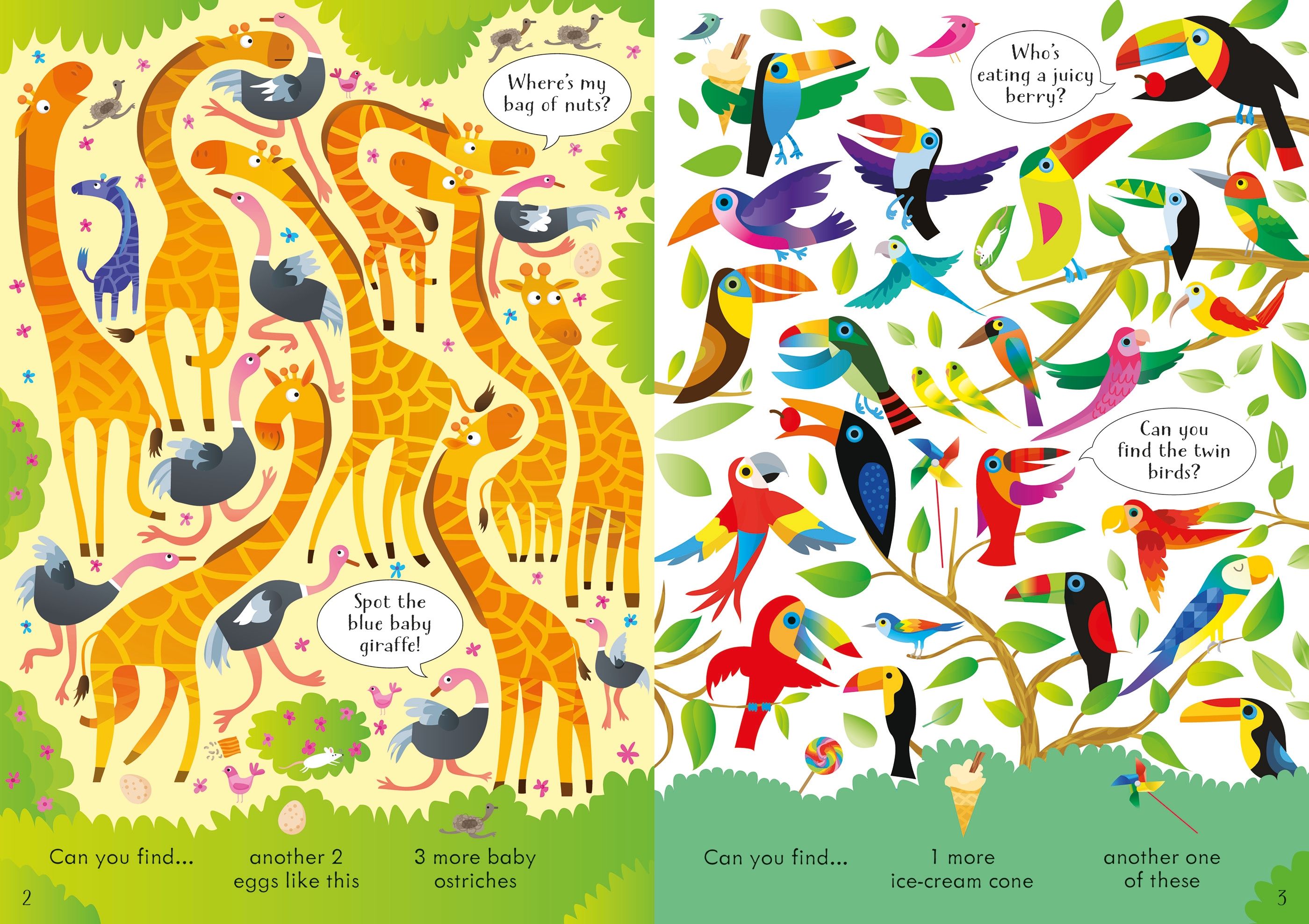 Usborne Look and Find Puzzles At The Zoo Softcover Activity Book - Fun Animal Search Game for Kids, Perfect for Travel, Classroom & Family Game Night