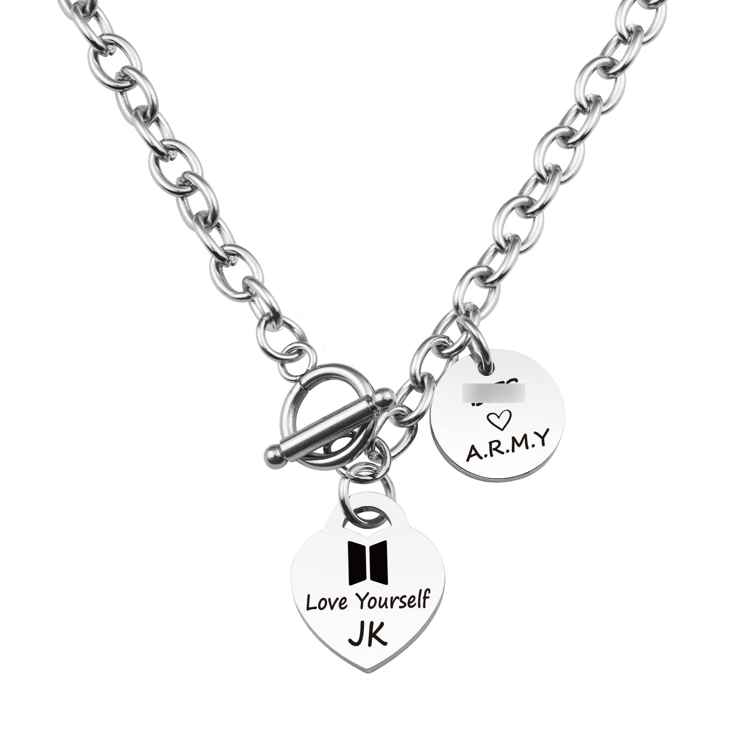 BTS Necklace - Kpop BTS Love Yourself Pendant - Perfect Gift for BTS Fans & ARMY - Ideal for Concerts, Birthdays, and Kpop Collections