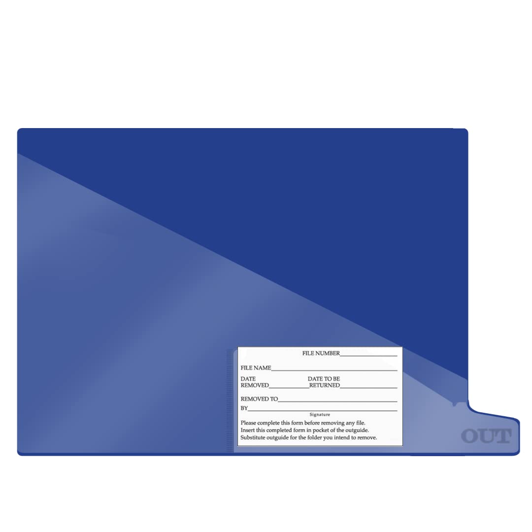 Vinyl File Folders with Diagonal Cut Front Pocket & Bottom Slip Pocket - Letter Size 9