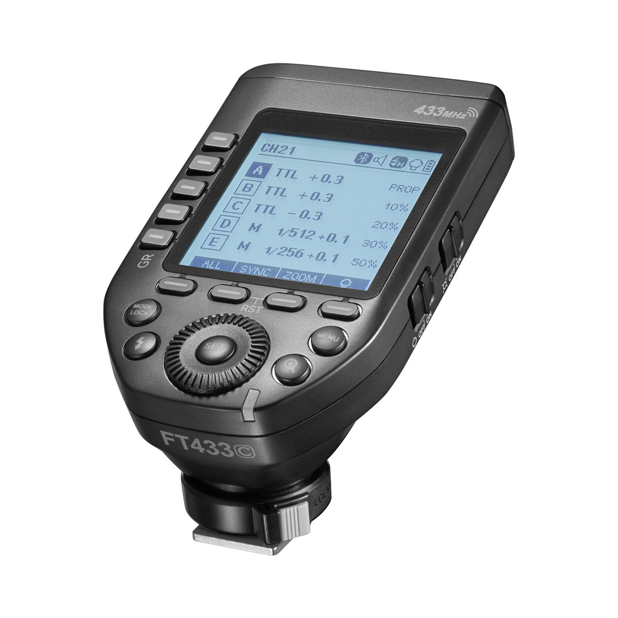 Godox FT433 TTL Wireless Flash Trigger for Canon Cameras - Professional Photography Lighting for Studio, Wedding & Outdoor Shooting
