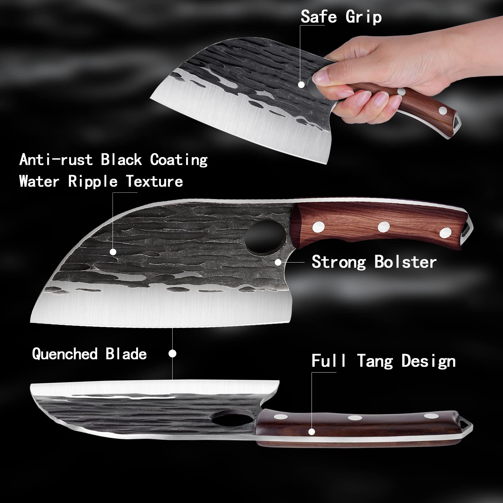 ROCOCO Serbian Chef Knife 6.5