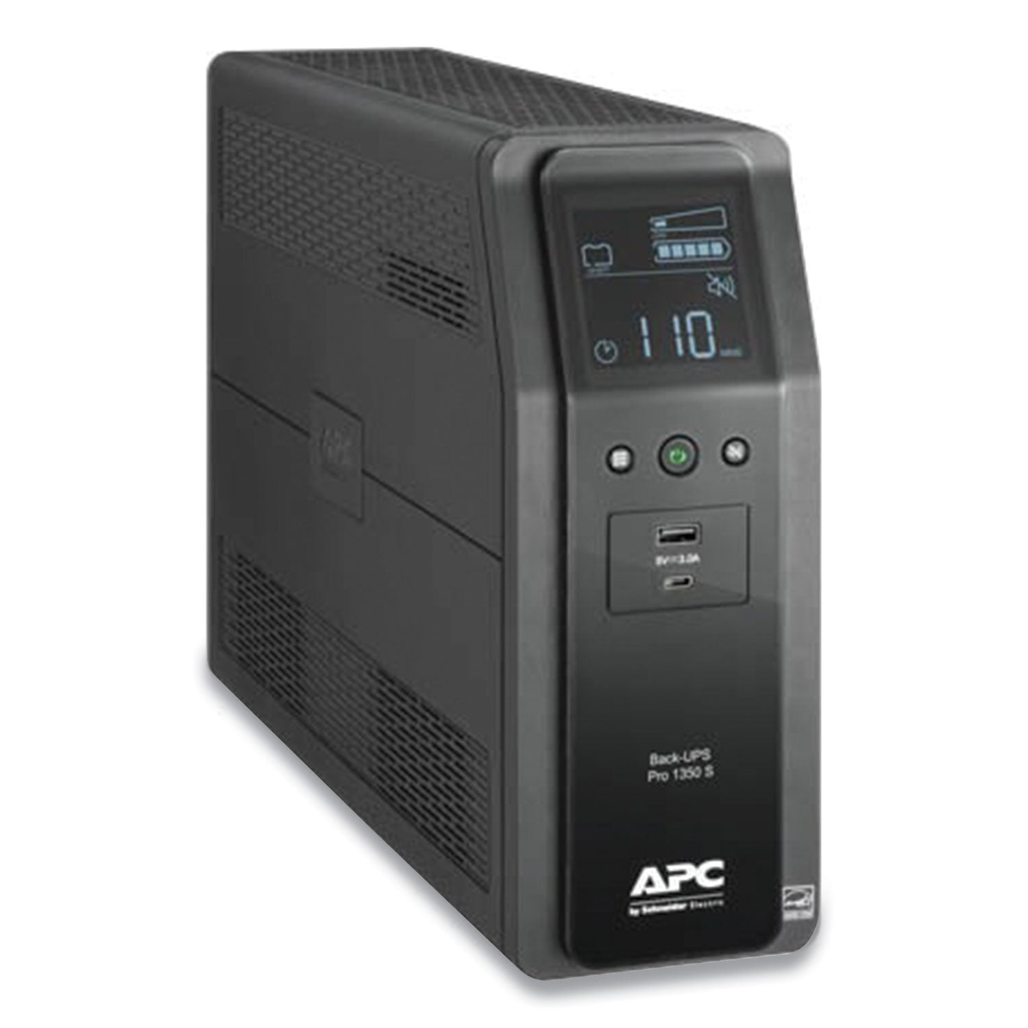 APC BR1350MS Back-UPS PRO BR Series 1350VA/810W Sine Wave Battery Backup with 10 Outlets - Power Protection for Home Office, Computer, Gaming PC & Electronics (1080J Surge Protection)