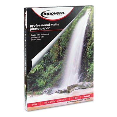 Innovera IVR99650 Premium Heavyweight Photo Paper - High-Quality Glossy Finish for Professional Prints, Photo Albums, and Framed Art