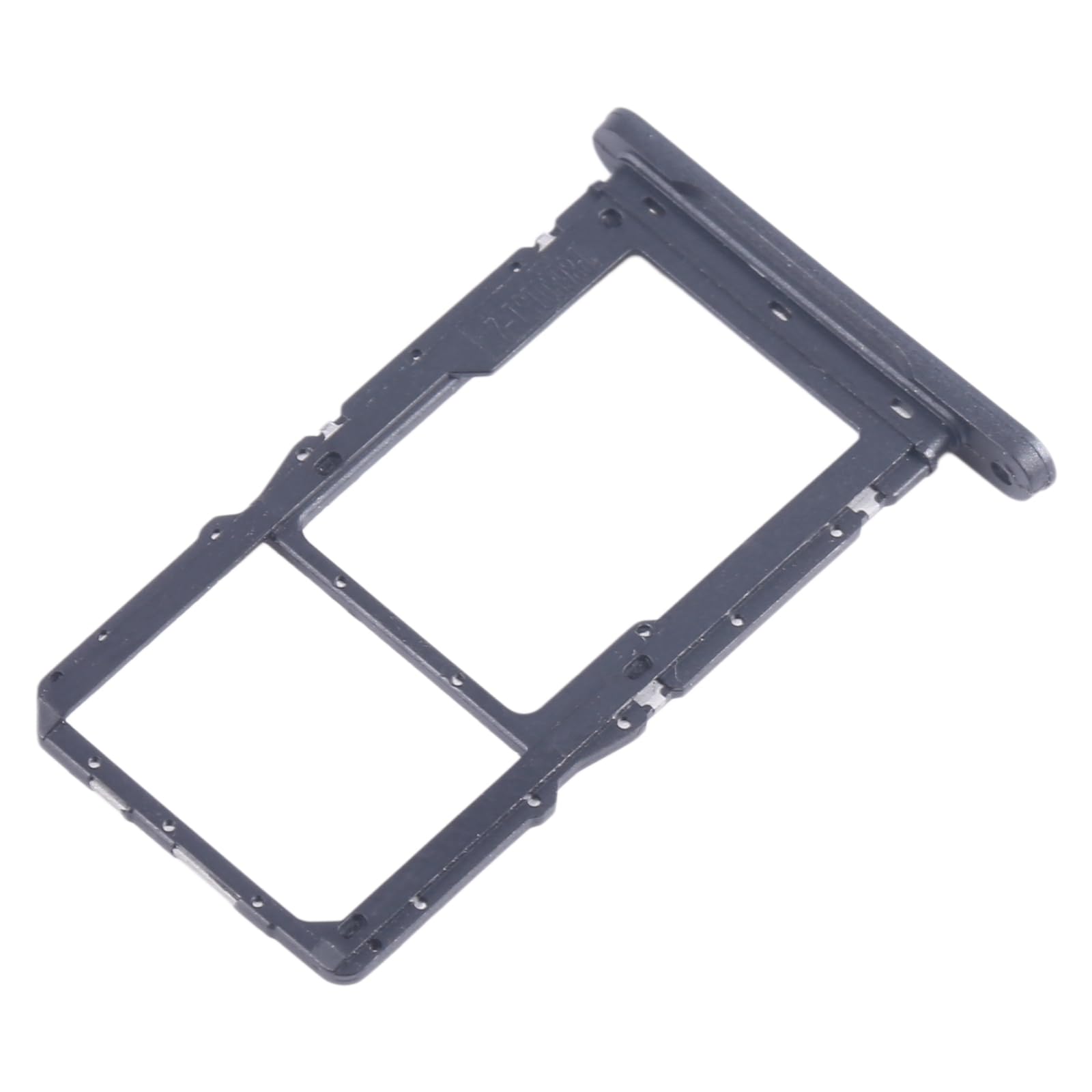 Original SIM Card Tray + Micro SD Card Tray Holder Slot Replacement for Samsung Galaxy Tab A9+ 5G SM-X215 (Black) - Perfect for Data Storage Expansion & SIM Card Replacement - Ideal for Travel, Work & Entertainment Use