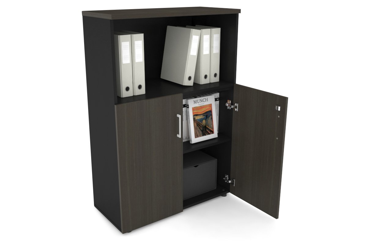 Medium Uniform Storage Cabinet with Small Doors [800W x 1170H x 350D] - Perfect for Office, School, or Home Organization
