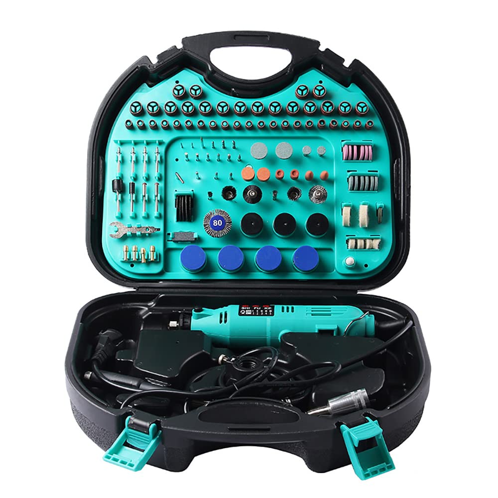 6-Speed 37000RPM Rotary Tool Kit with 252 Accessories - Electric Grinder for Sanding, Polishing, Drilling, Engraving | Perfect for DIY Crafts, Woodworking, Metal Polishing & Home Renovation Projects