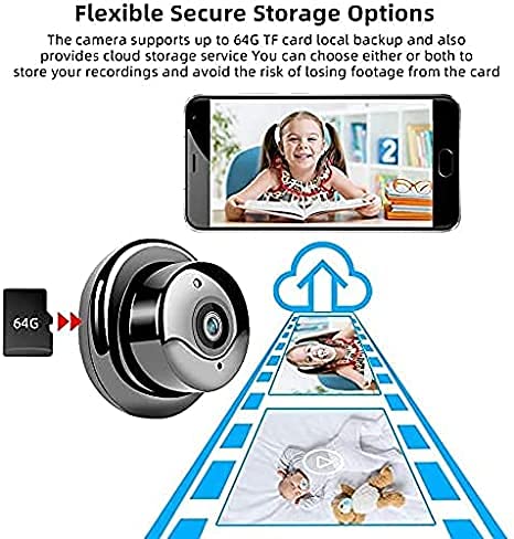 AUSHA® WiFi CCTV Camera - 1080P HD Smart Security Camera with Mobile App, Night Vision, Motion Detection for Home & Office Surveillance (C2 CCTV) | Indoor/Outdoor Use, Baby & Pet Monitoring