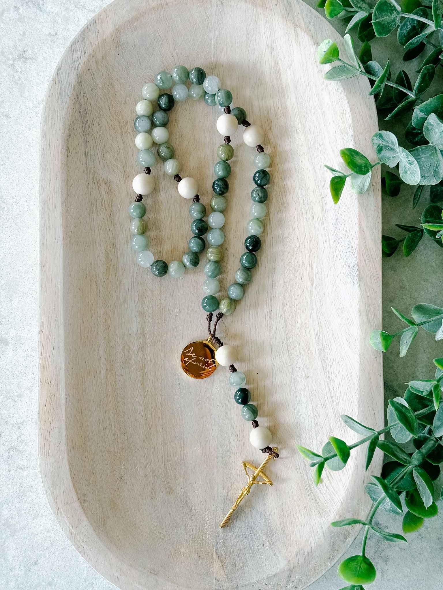 Be Not Afraid Rosary - Beautiful Catholic Prayer Beads for Devotion, Comfort & Spiritual Protection | Perfect for Daily Prayer, Meditation & Gift Giving