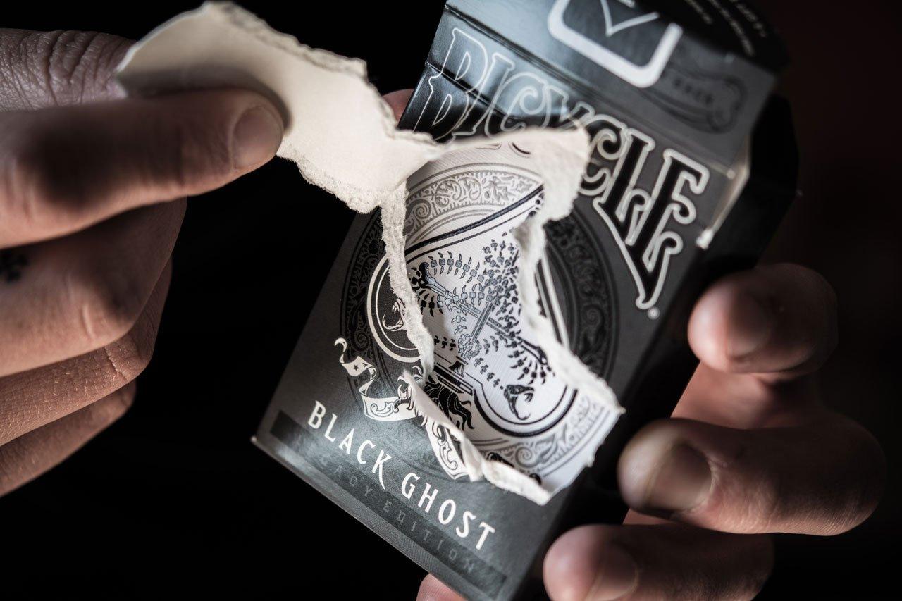 Bicycle Black Ghost Legacy Edition V2 Playing Cards - Premium Deck for Magic Tricks, Poker Games & Collectors | Perfect for Cardistry, Casino Nights & Gifts