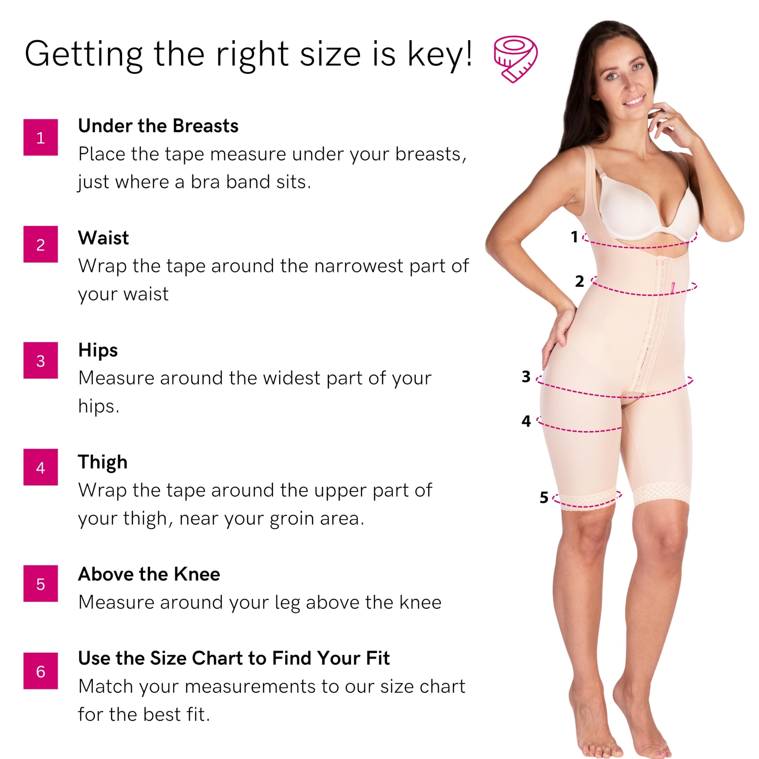 LIPOELASTIC VF Body Shaper - Post-Surgery Compression Garment for Liposuction, Tummy Tuck & C-Section Recovery | Postpartum Belly Wrap & Full Body Shapewear for Women (Natural, Size S) | Perfect for Post-Op Care, Weight Loss & Body Contouring
