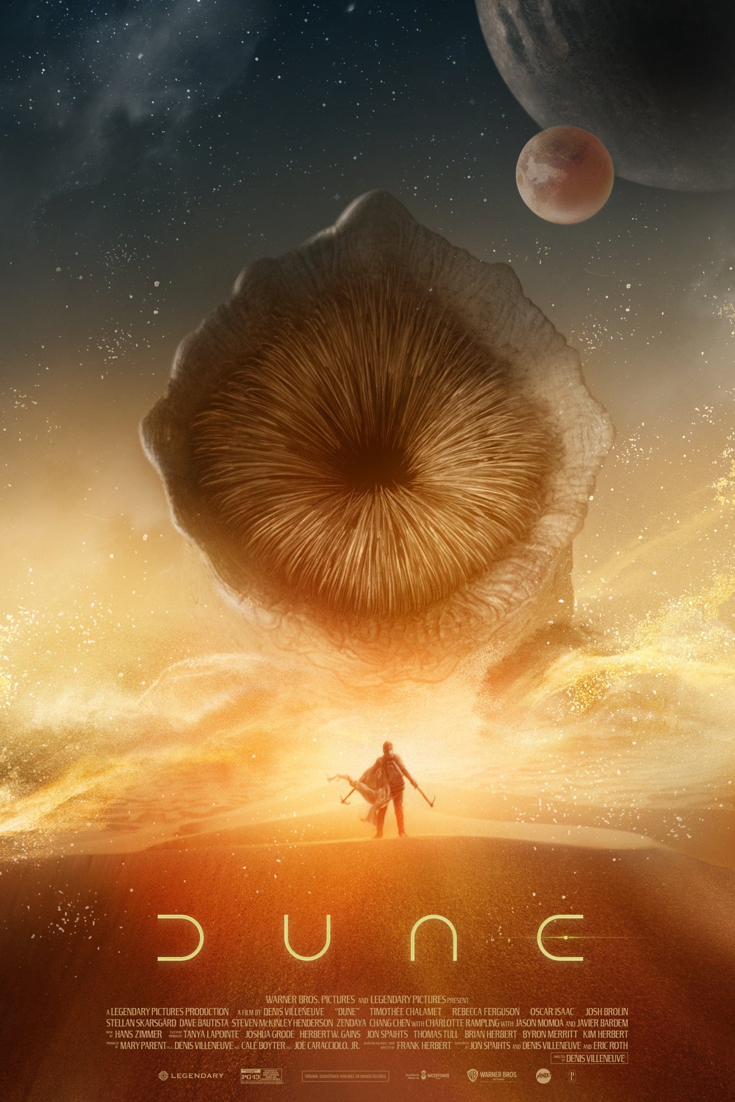 Dune Movie Poster - High Quality Print for Home Theater & Office Decor | Perfect for Sci-Fi Fans & Collectors