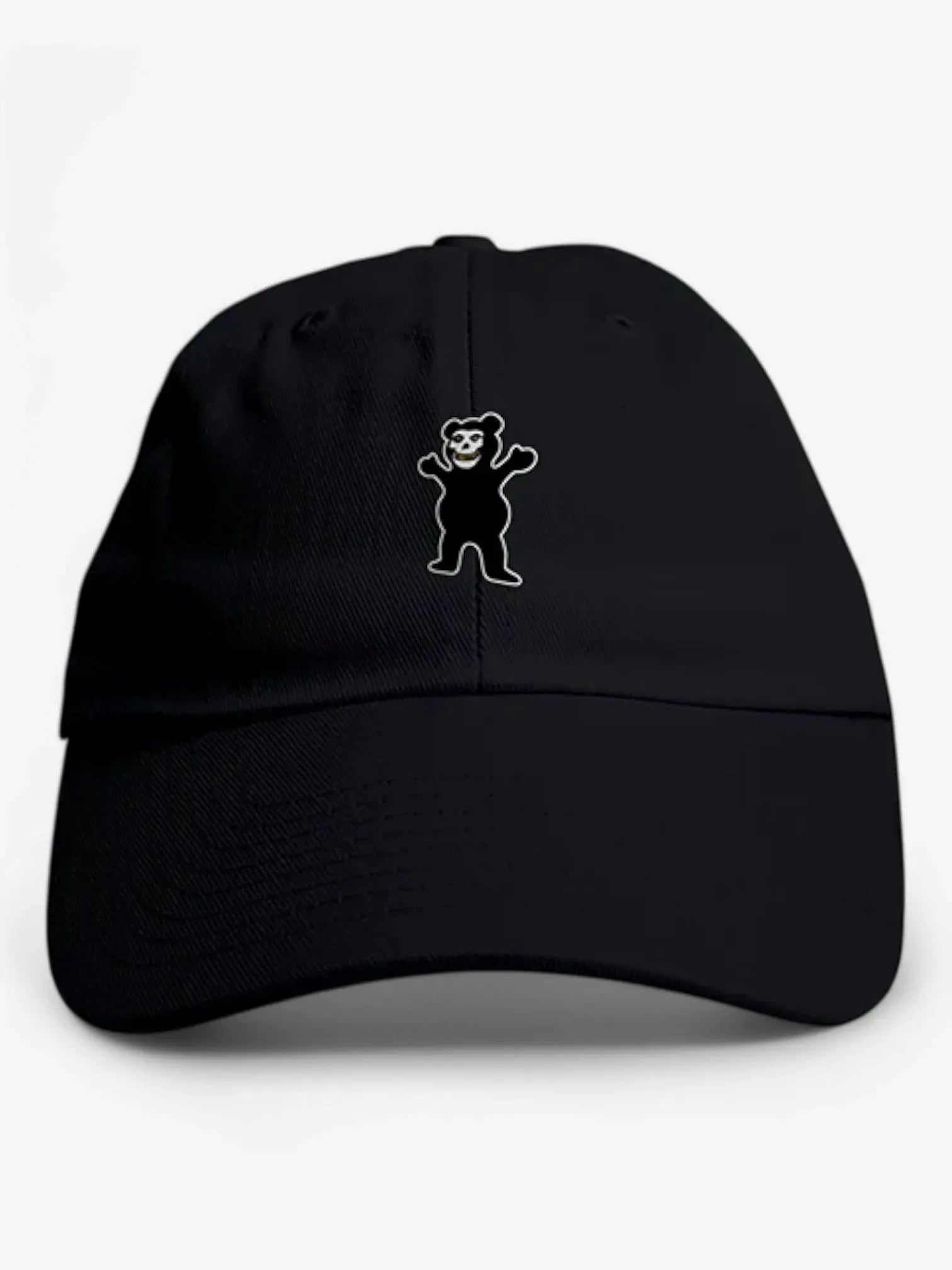 Grizzly Static Age Black Snapback Hat - Trendy Adjustable Baseball Cap for Men & Women - Perfect for Outdoor Sports, Casual Wear, and Street Fashion
