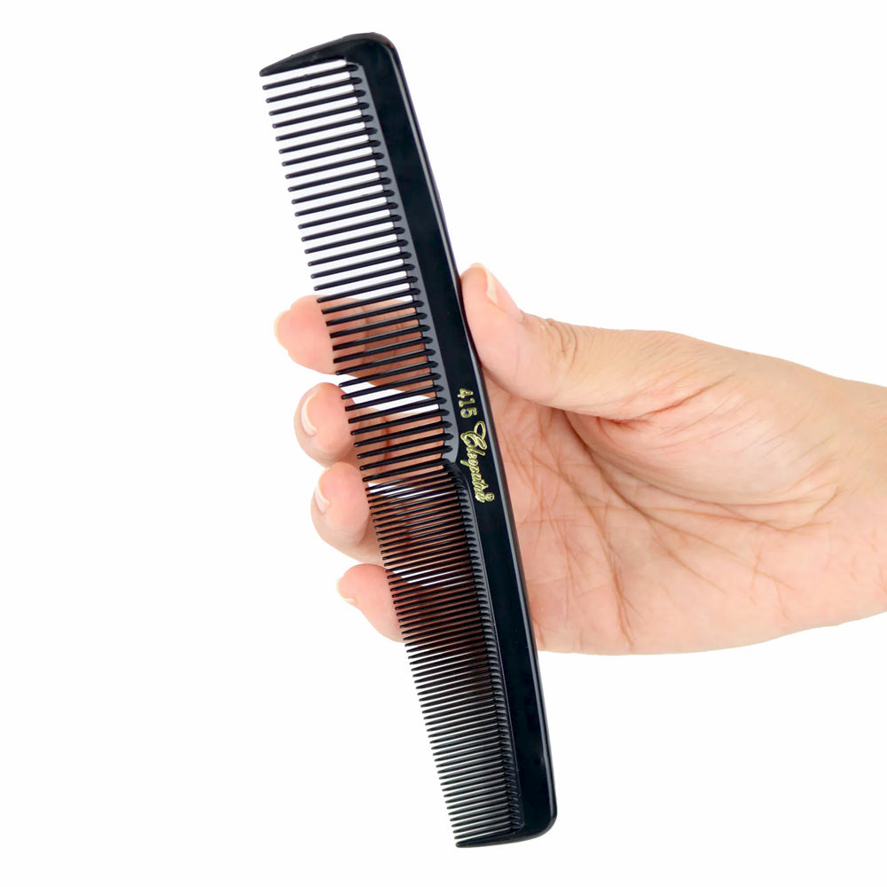 Professional Hair Cutting & Styling Combs for Barbers - Krest #415 (12-Pack) | Salon Quality Styling Tools for Precision Haircuts & Grooming
