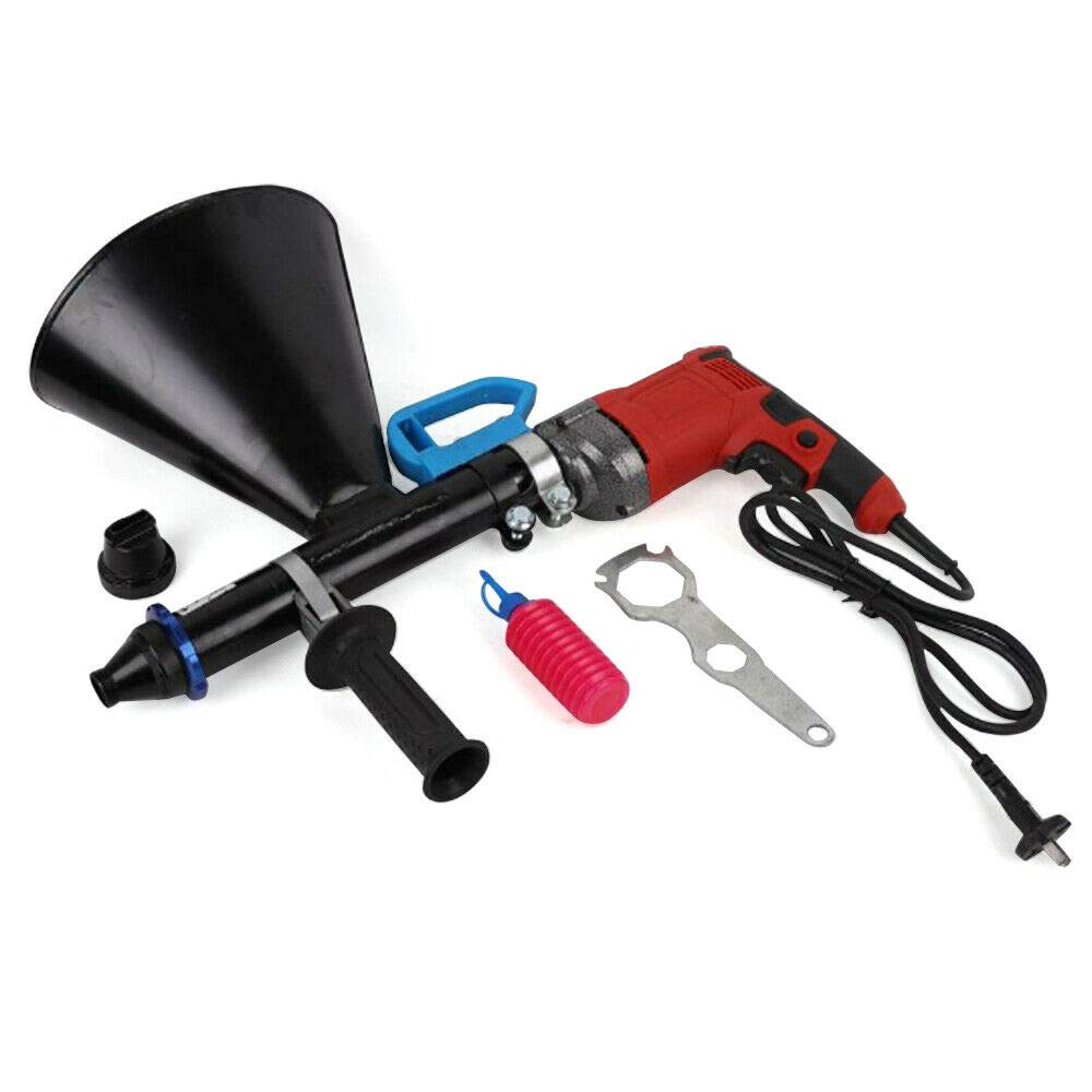 700W Electric Mortar Grout Gun - Professional Brick Pointing & Tile Grouting Cement Applicator Tool with 2 Nozzles for Masonry, Construction & Home Renovation Projects