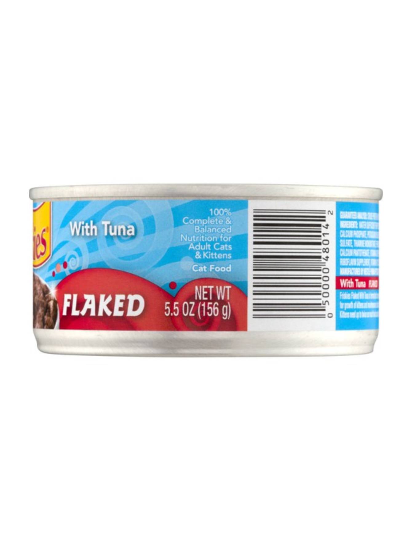 Friskies Flaked Tuna Wet Cat Food - 5.5oz Canned Cat Food with Real Fish, High Protein Cat Treat - Perfect for Adult Cats & Kittens at Mealtime or as a Tasty Snack