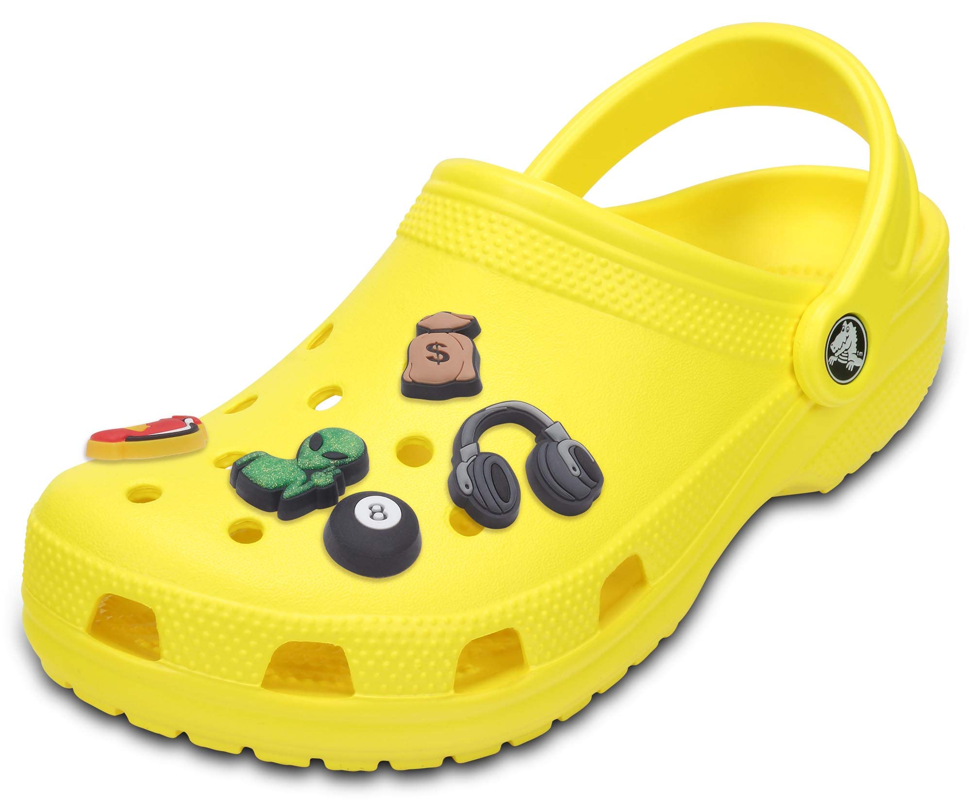 **Crocs Classic Clog for Men & Women – Comfortable Slip-On Shoes with 5-Pack Jibbitz Charms – Perfect for Casual Wear, Work & Outdoor Activities**