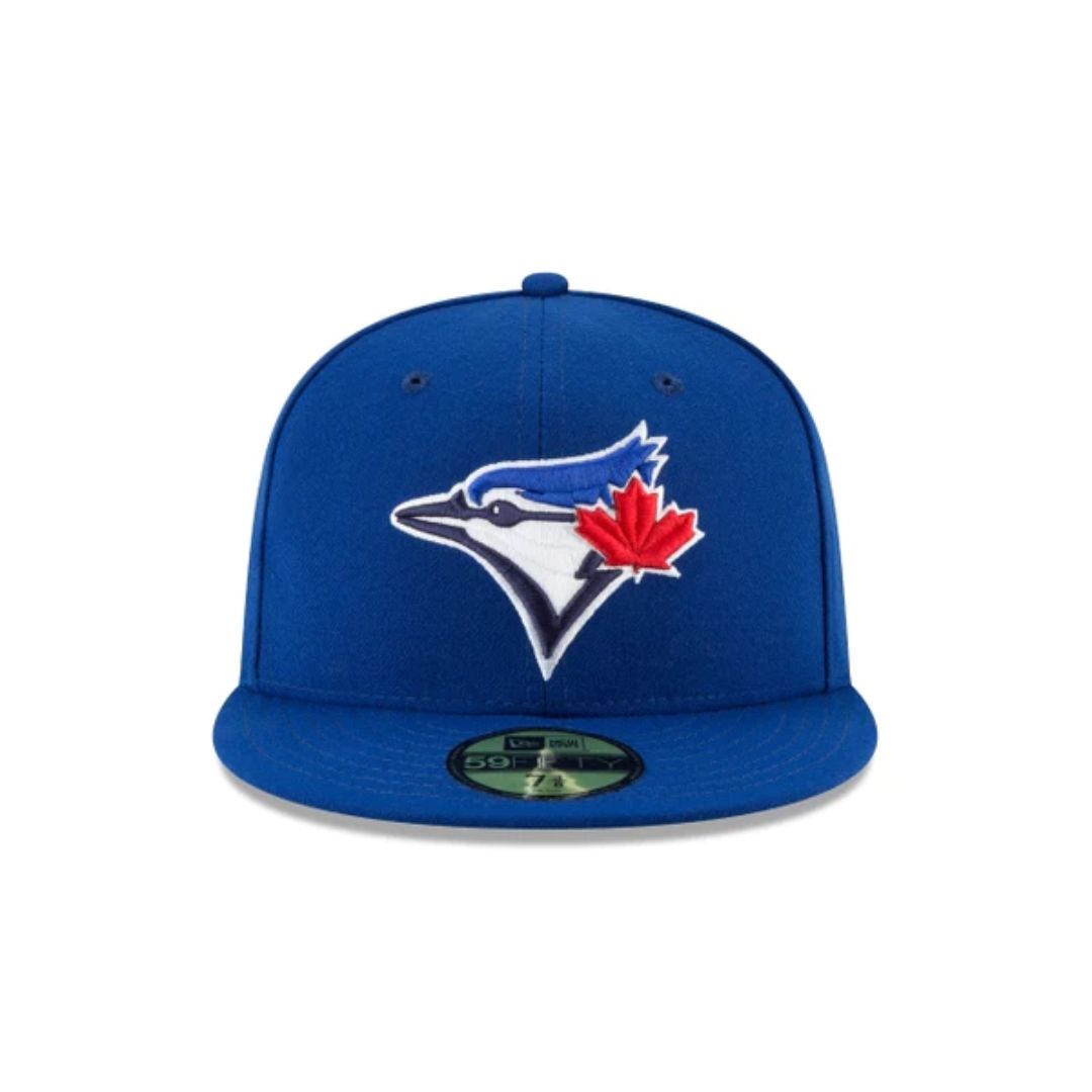 Authentic New Era 59FIFTY Fitted Toronto Blue Jays Baseball Cap - Official MLB Licensed Hat for Sports Fans & Streetwear Fashion