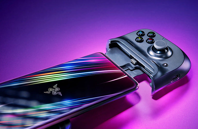 Razer Kishi Mobile Game Controller for Android - Universal USB-C Gamepad Compatible with Xbox Game Pass, Xcloud, Stadia, GeForce Now & PS Remote Play | Pass-Through Charging | Ergonomic Grip for Samsung & Most Phones | Perfect for Cloud Gaming & Mobile Esports