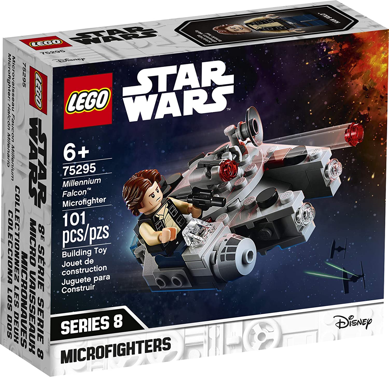 LEGO Star Wars Millennium Falcon Microfighter Building Kit 75295 - Perfect for Kids & Collectors, Great for Play & Display