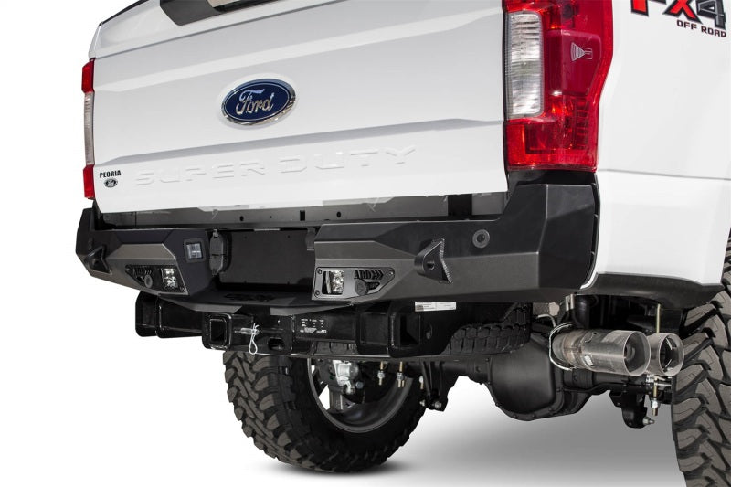 Addictive Desert Designs Stealth Fighter Rear Bumper for 2017-2018 Ford F-250 Raptor with Backup Sensor Cutout | Heavy-Duty Off-Road Protection & Towing Accessory