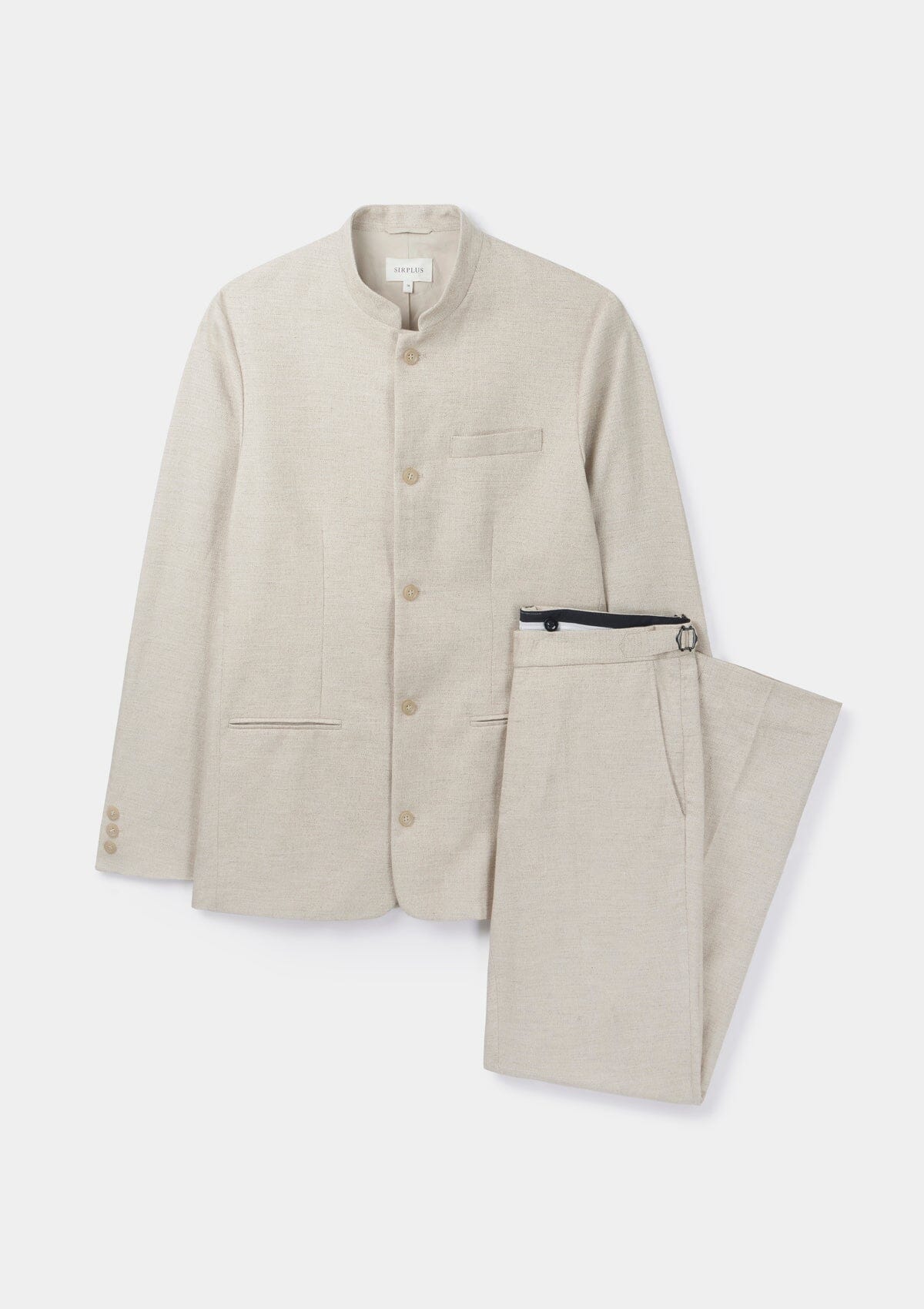 Premium Sand Cotton Linen Nehru Jacket for Men - Stylish Ethnic Formal Wear - Perfect for Weddings, Parties & Cultural Events
