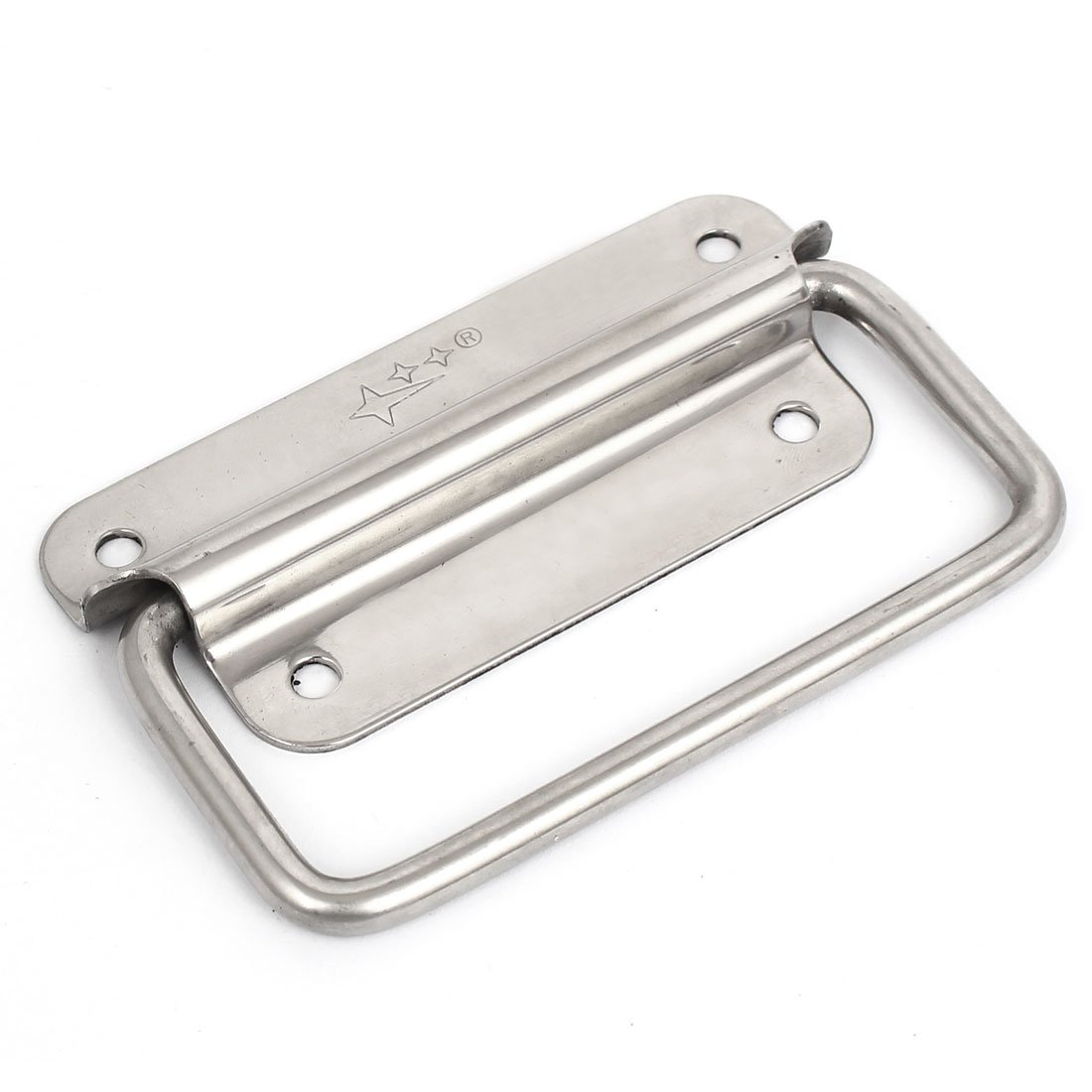 103mm x 70mm Stainless Steel Cabinet Pull Handle - Silver Tone Drawer Hardware for Kitchen Cabinets, Dressers & Closet Doors (Set of 10) - Durable & Modern Upgrade for Home & Office Storage