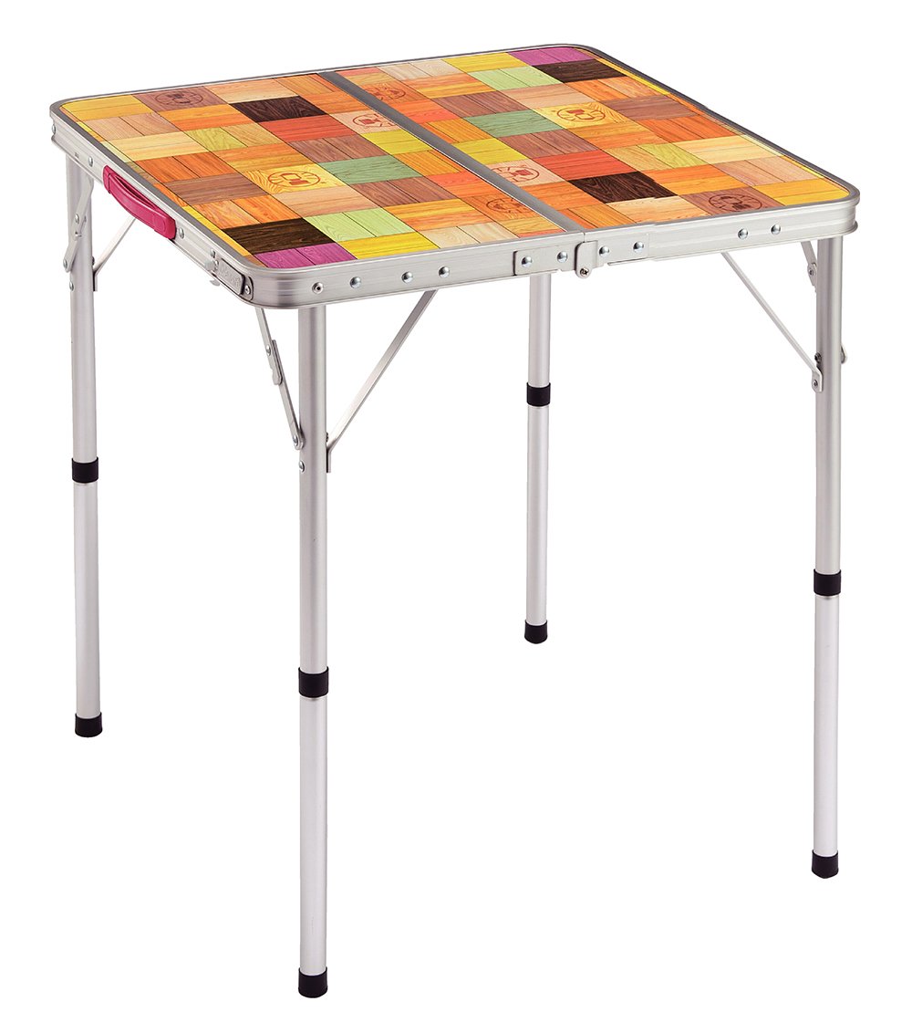 Coleman Natural Mosaic Coffee Table for Living Room - 60 Inch Modern Wooden End Table with Storage Shelf | Perfect for Home Decor, Family Gatherings & Cozy Nights