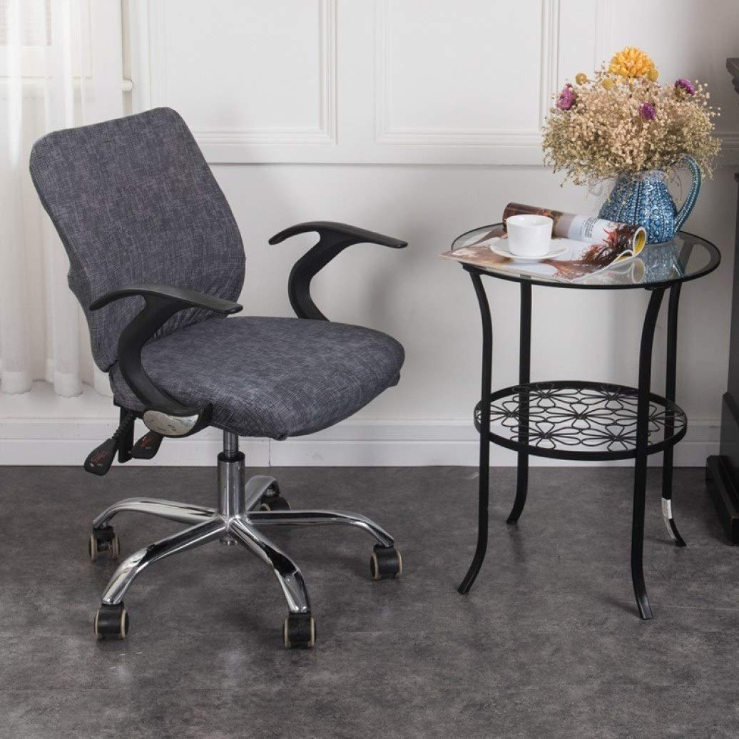 LUCACO Stretch Spandex Office Chair Cover - Removable Washable Anti-Dust Slipcover Protector for Home & Office Furniture (1 Piece) - Perfect for Desk Chairs, Conference Rooms & Workspaces
