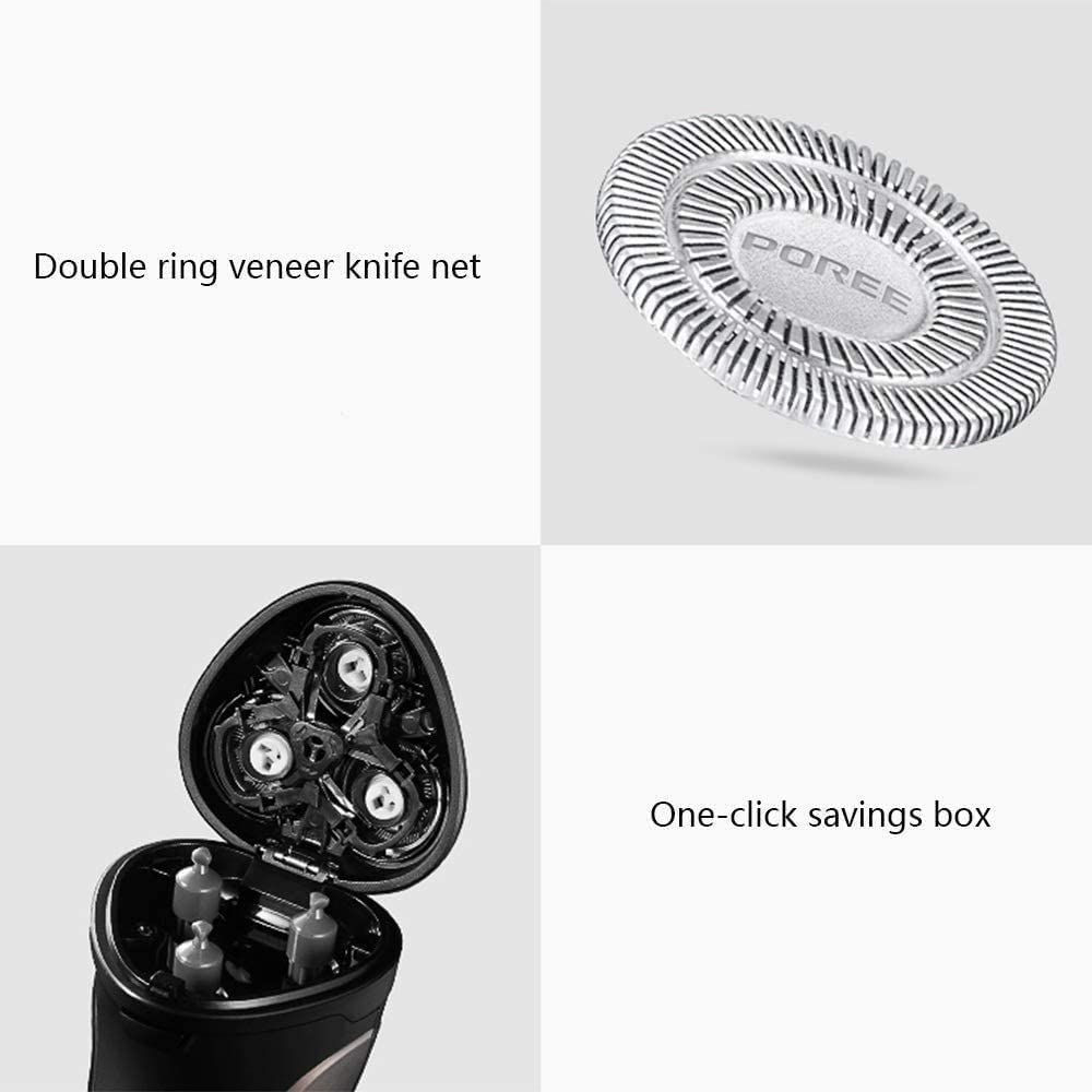 Men's Electric Shaver with USB Smart Charging & Waterproof Design - Wet/Dry Use for Travel, Gym & Daily Shaving - Perfect Gift for Father's Day & Birthdays