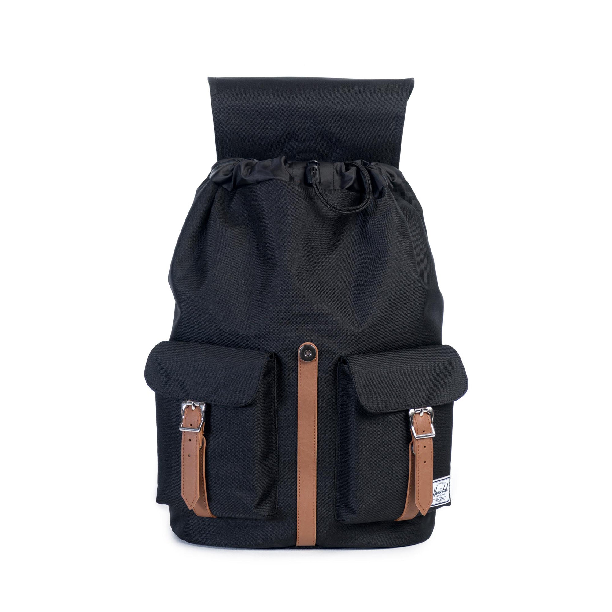 Herschel Dawson Backpack - Stylish & Durable Laptop Backpack for Men & Women, Black/Tan - Perfect for Work, School & Travel