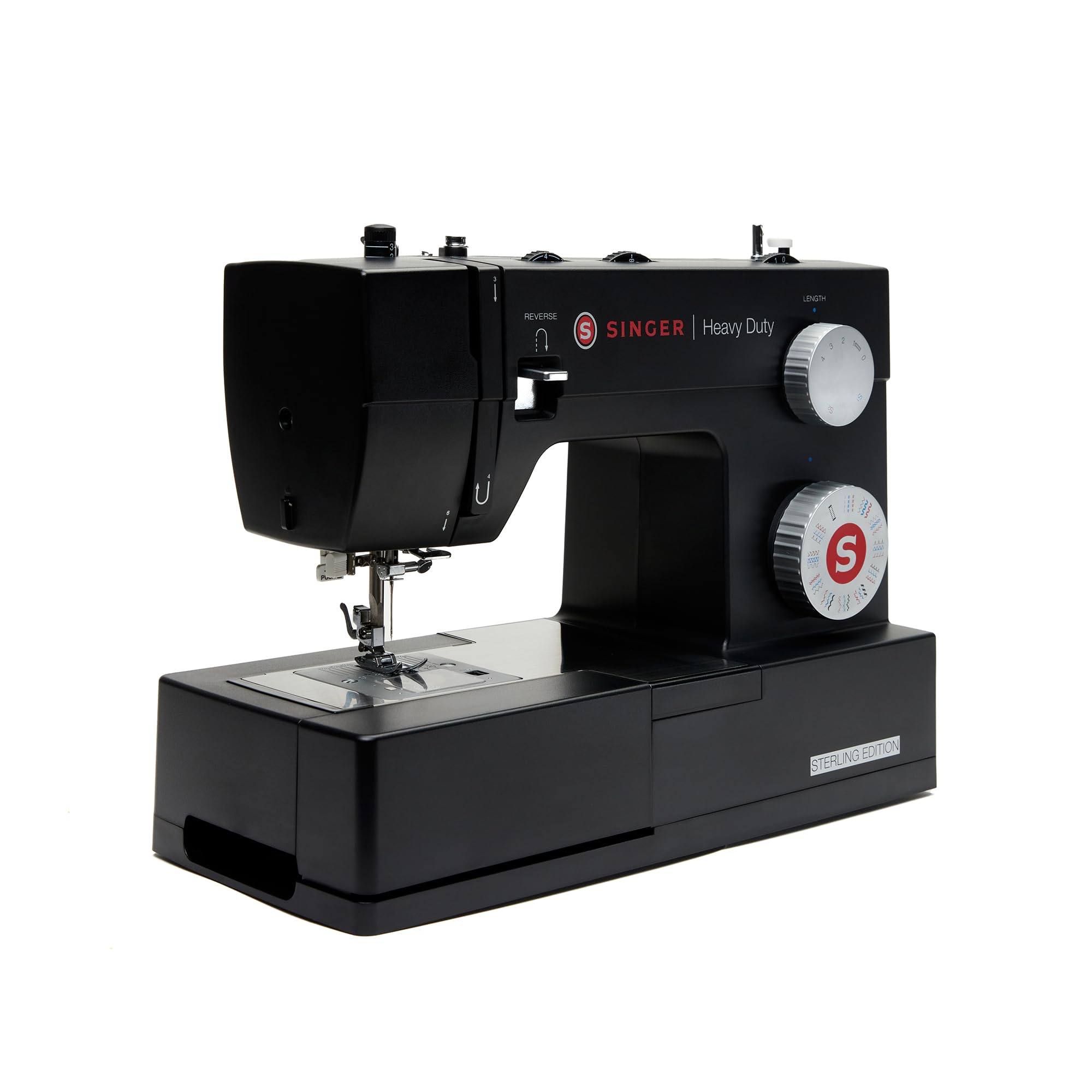 SINGER® 4432 Heavy Duty Sewing Machine with Accessory Kit | 110 Built-in Stitches, Strong Motor, Metal Frame, 1-Step Buttonhole | Perfect for Quilting, Denim, Leather & Home Decor Projects