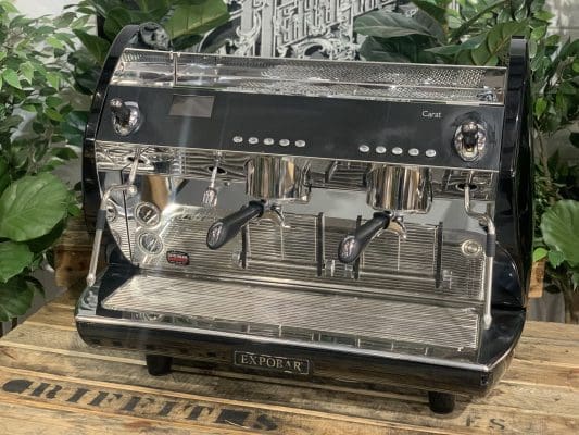 Expobar Carat 2 Group Commercial Espresso Machine - Professional Coffee Maker for Cafes & Restaurants | Perfect for High-Volume Brewing & Latte Art