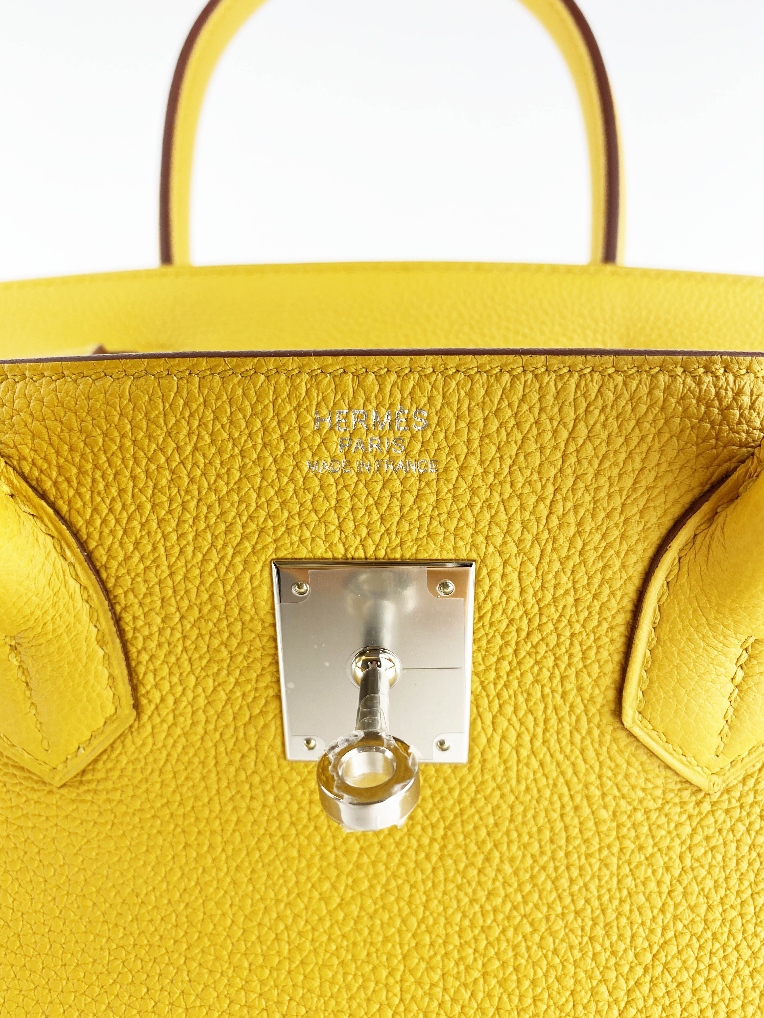 Hermes Jaune Amber Birkin 30 Bag - Authentic Luxury Handbag for Women | Perfect for Work, Travel & Special Occasions