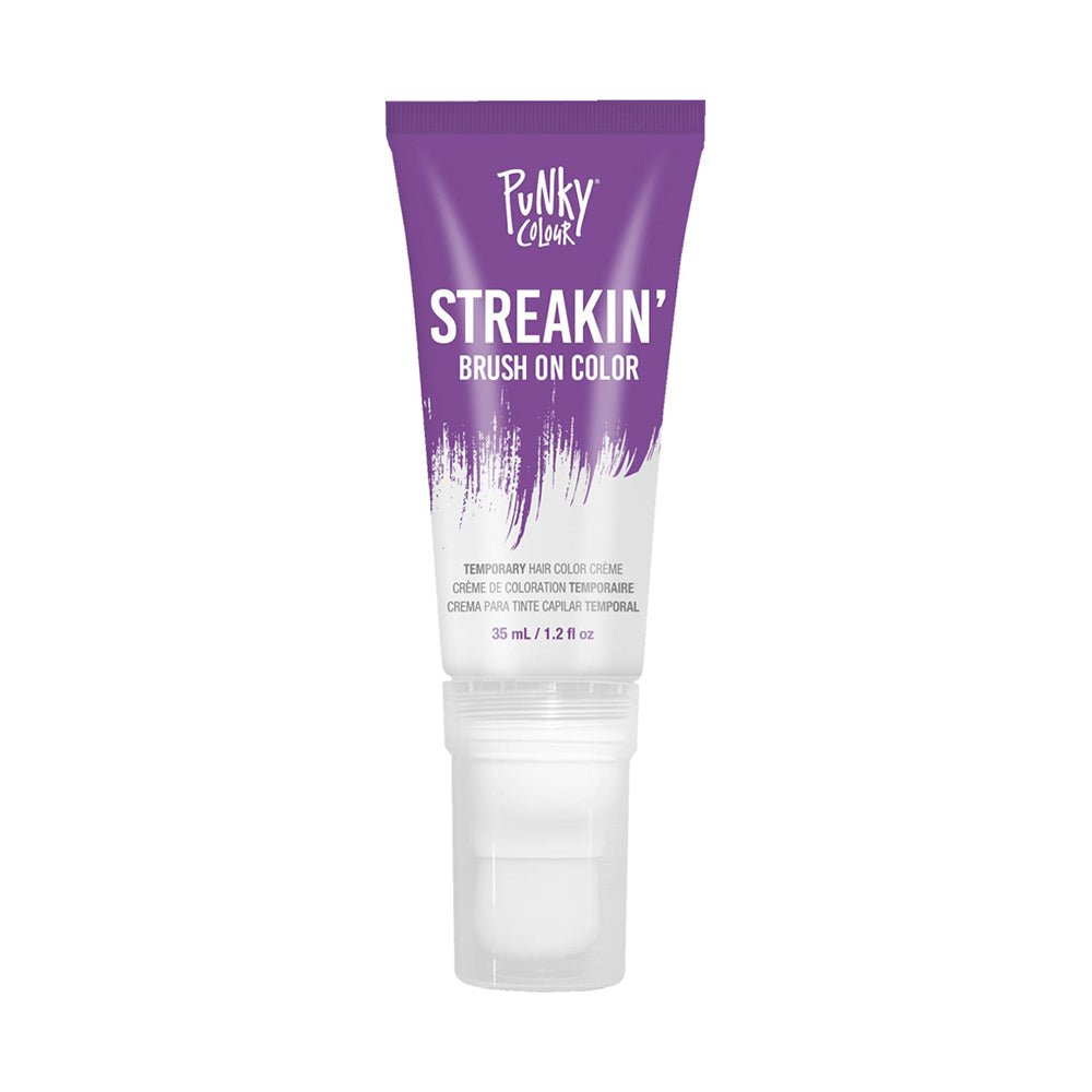 Punky Colour Streakin Brush-On Hair Color - Orchid 35ml Semi-Permanent Dye for Vibrant Fashion Looks | Perfect for DIY Hair Styling & Creative Color Transformations