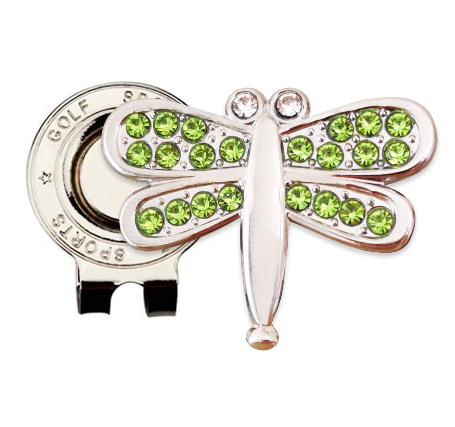**Personalized Dragonfly Golf Ball Markers - Magnetic Hat Clip Accessories for Men & Women | Colorful Diamond Logo | Premium Golf Gifts for Players & Enthusiasts | Perfect for Tournaments & Practice Rounds**