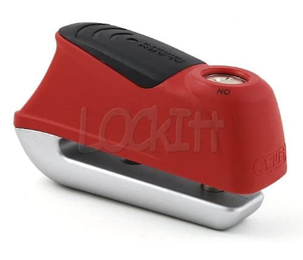 ABUS Trigger Alarm 350 Motorcycle Disc Lock with 100dB Alarm - Level 9 Security - Anti-Theft Protection for Bikes, Scooters & ATVs - Ideal for Parking, Travel & Outdoor Use