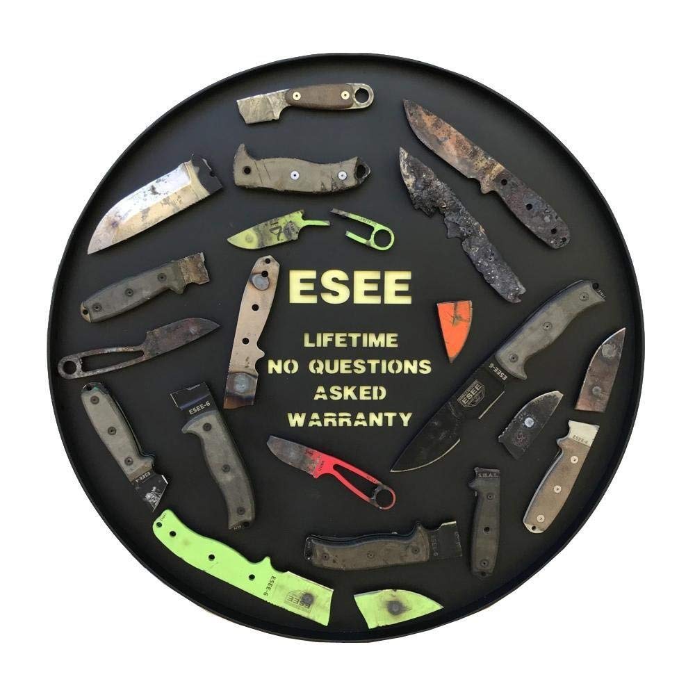 ESEE EXPAT Darien Machete with Durable Nylon Sheath - Premium Outdoor Survival Knife for Camping, Bushcraft & Wilderness Adventures