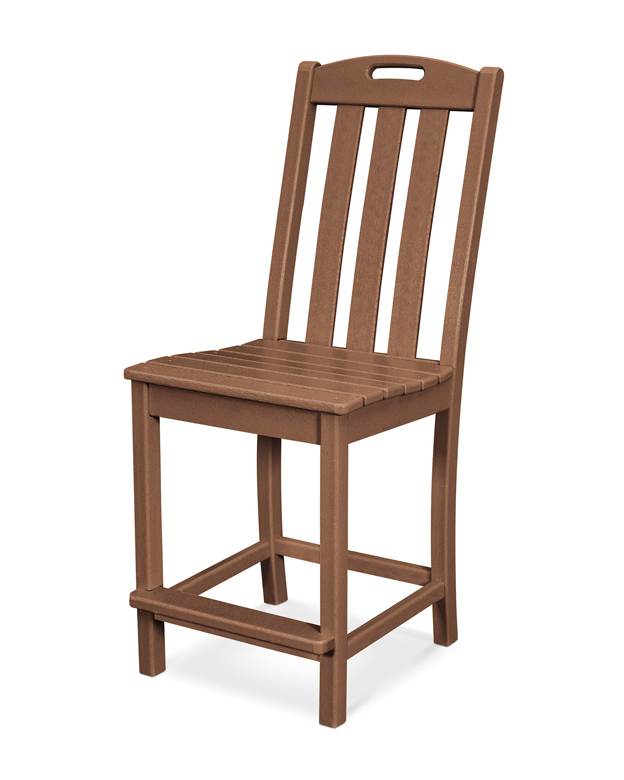 Trex Outdoor Furniture™ Yacht Club Counter Height Bar Chair - Weather-Resistant Polyethylene for Patio, Deck & Poolside - Perfect for Outdoor Dining & Entertaining