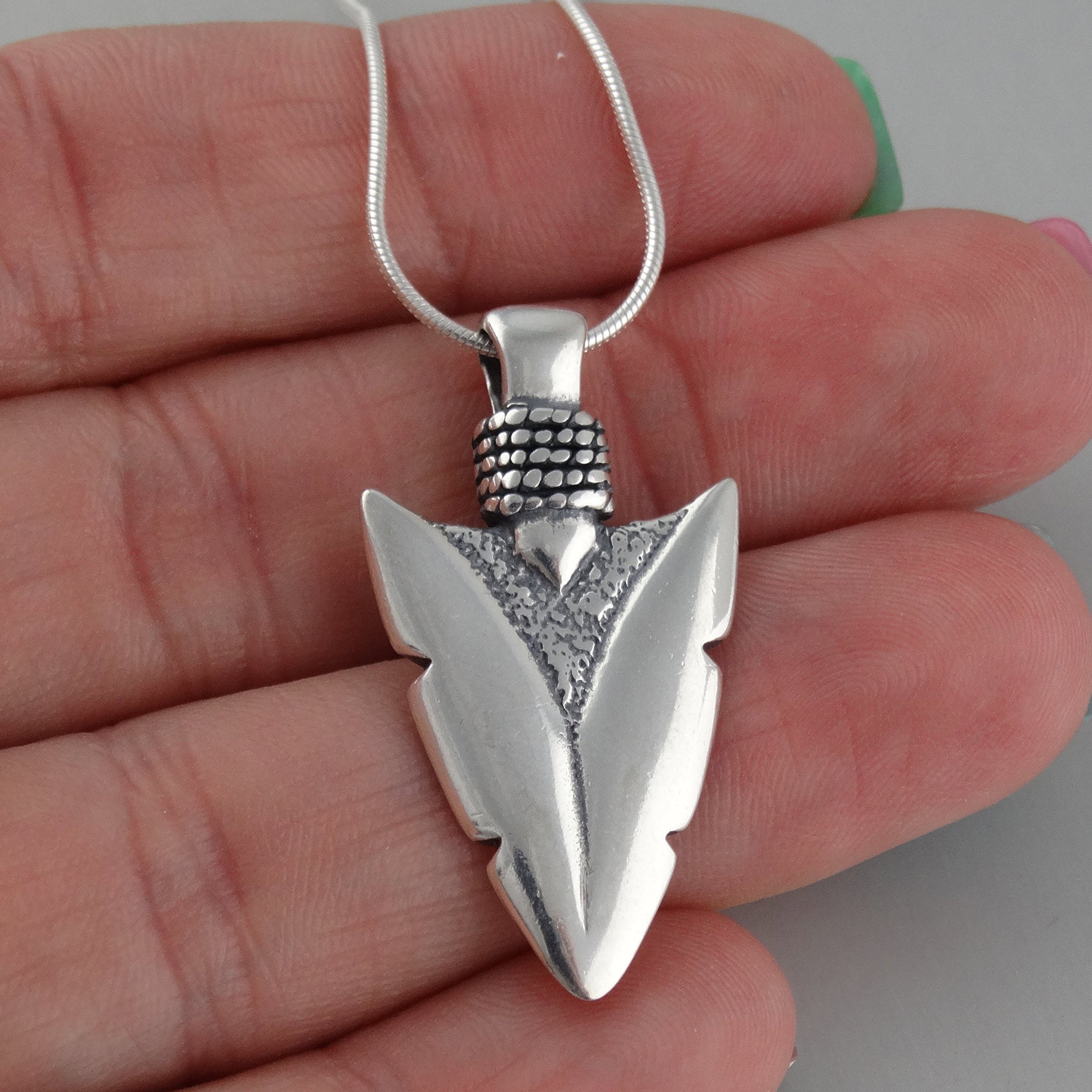 FashionJunkie4Life Unique Sterling Silver Pendant Necklace for Women - 18