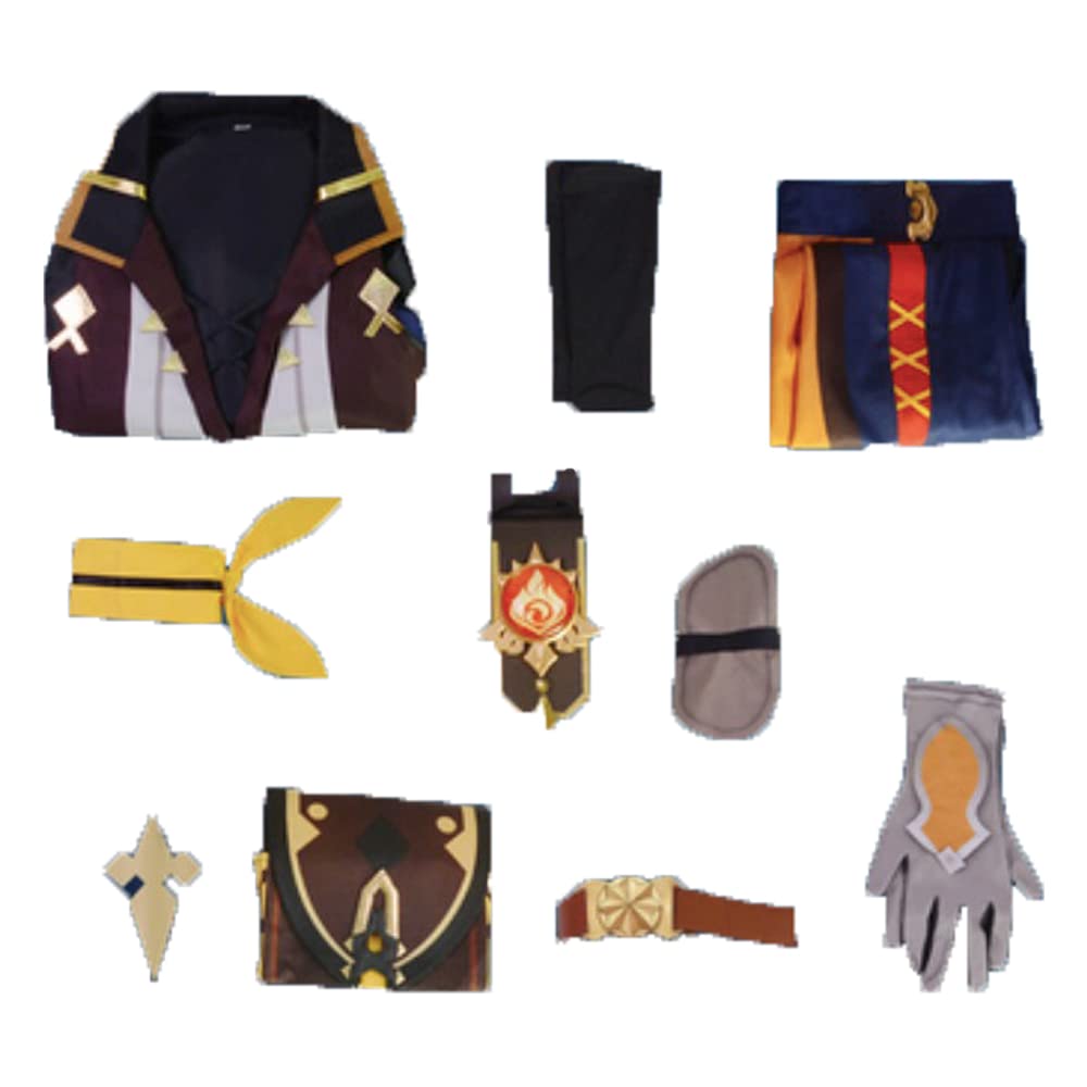 Genshin Impact Bennett Cosplay Costume - Official Character Outfit for Halloween, Anime Conventions & Roleplay Events