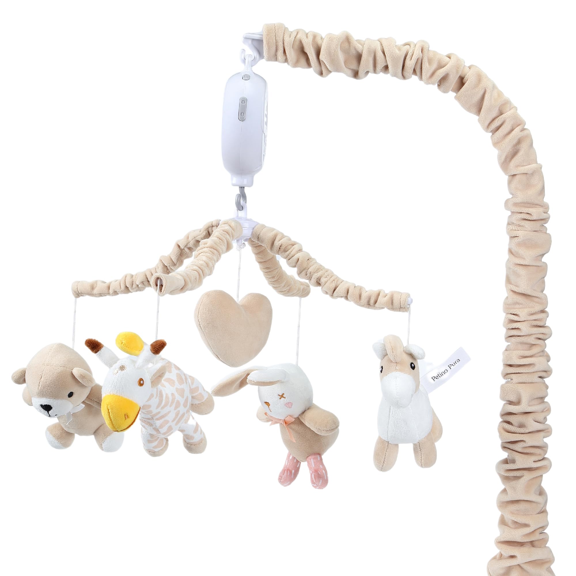 Best Unisex Musical Crib Mobile for Babies - Nursery Mobile with Detachable Toys & Secure Clip-On Design (Not for Pack n Play Playards) | Perfect for Newborn Gifts & Nursery Decor