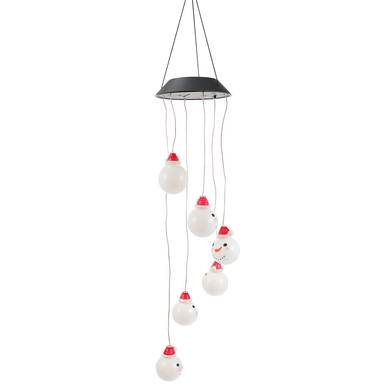 1Pc Solar-Powered LED Wind Chimes with Lights - Lovely Hanging Decor for Home, Wall, Kitchen, Room - Perfect for Christmas, Garden, Patio & Outdoor Decor