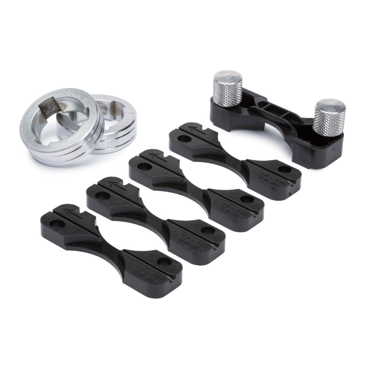 Lincoln 3/64 Aluminum Drive Roll Kit (KP1695 3/64A) - Premium Replacement Parts for Welding Machines - Ideal for MIG Welders & Industrial Fabrication