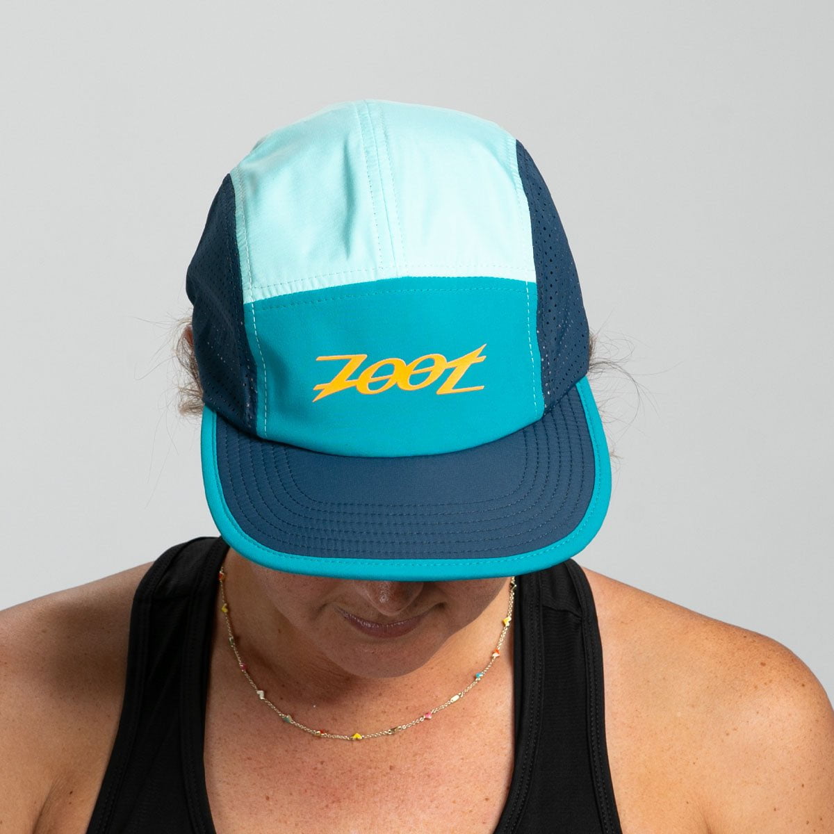 Unisex Tech 5 Panel Hat - Wavy Gravy Design - Lightweight & Breathable for Outdoor Activities, Hiking, and Casual Wear