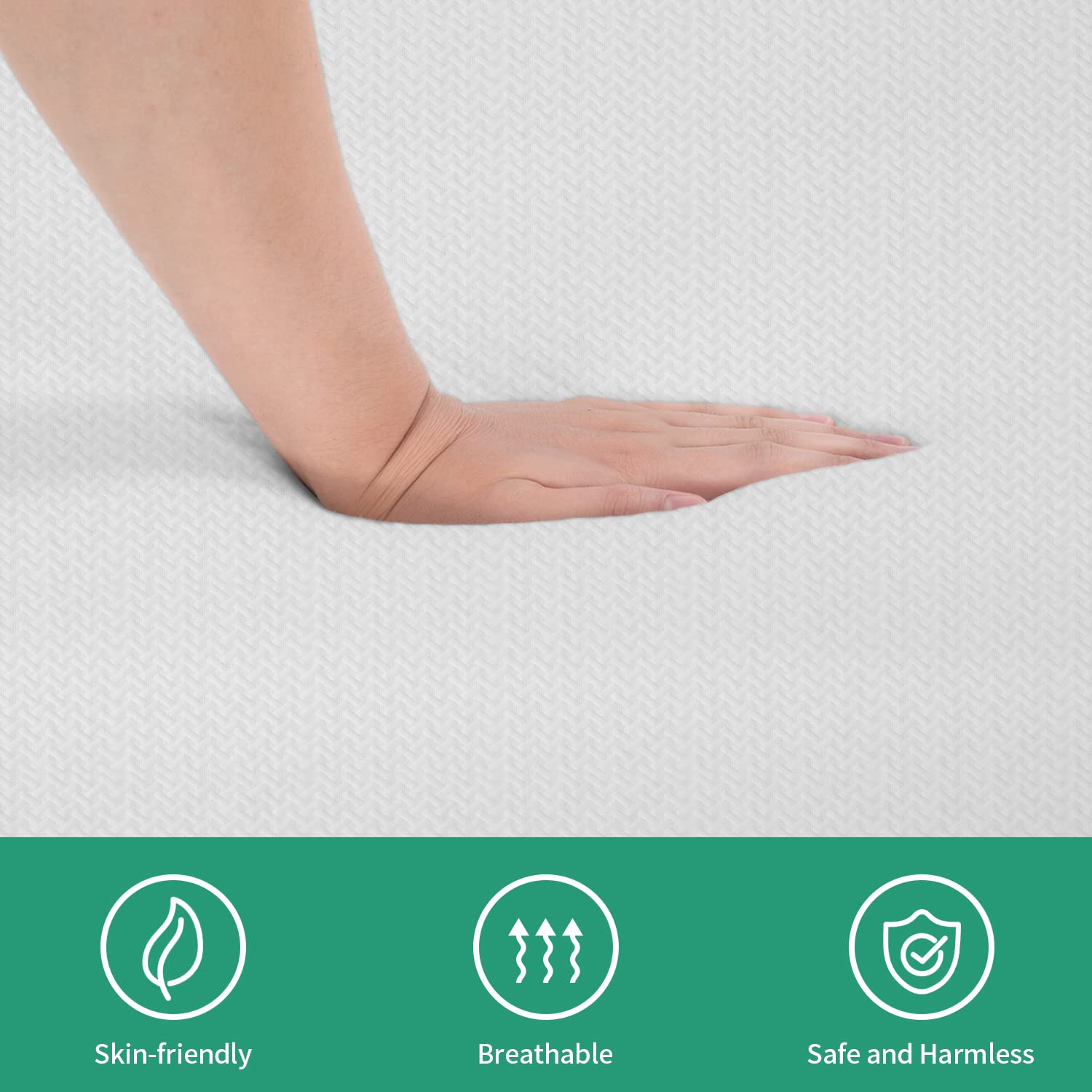12 Inch Queen Green Tea Memory Foam Mattress - CertiPUR-US Certified, Medium Firm & Breathable for Cool Sleep, Pressure Relief - Perfect for Hot Sleepers & Back Pain Sufferers (Bed-in-a-Box)