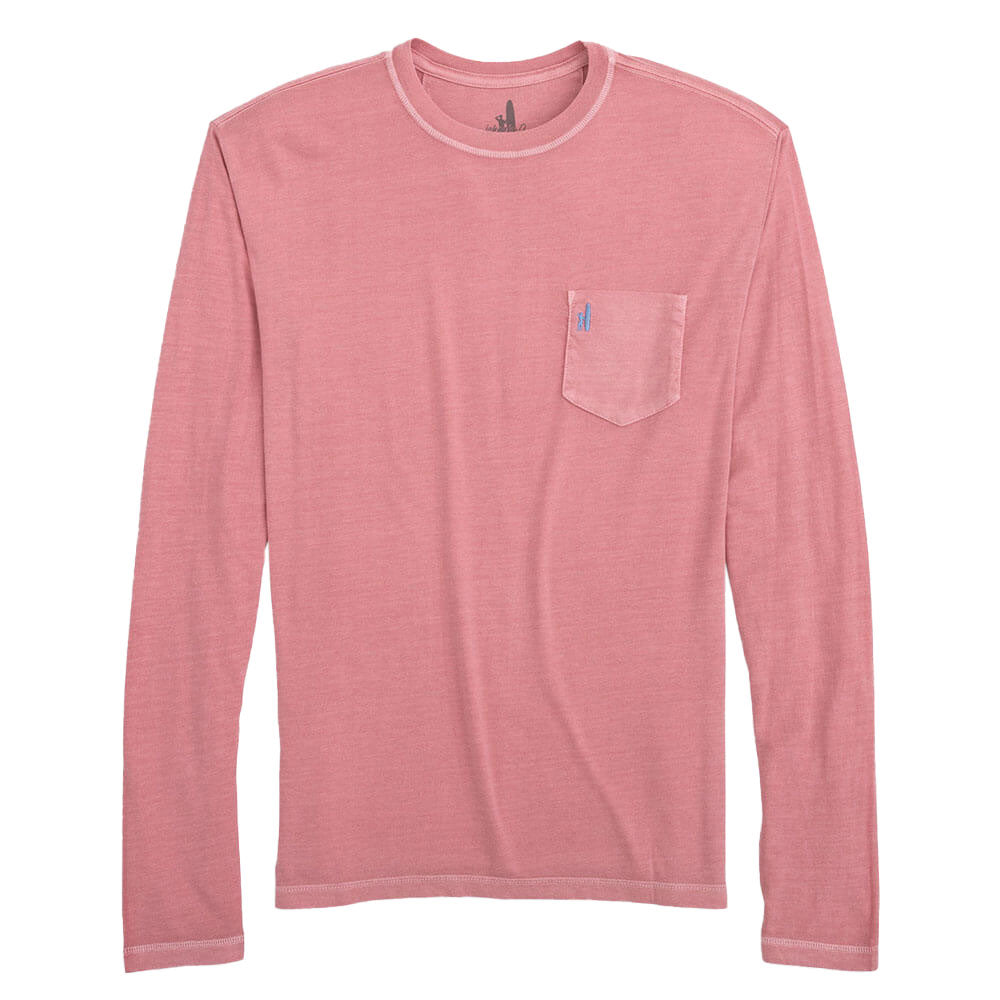 Johnnie O Brennan 2.0 Long Sleeve T-Shirt for Men - Comfortable Cotton Bandana Print Casual Shirt - Perfect for Outdoor Activities, Travel & Everyday Wear